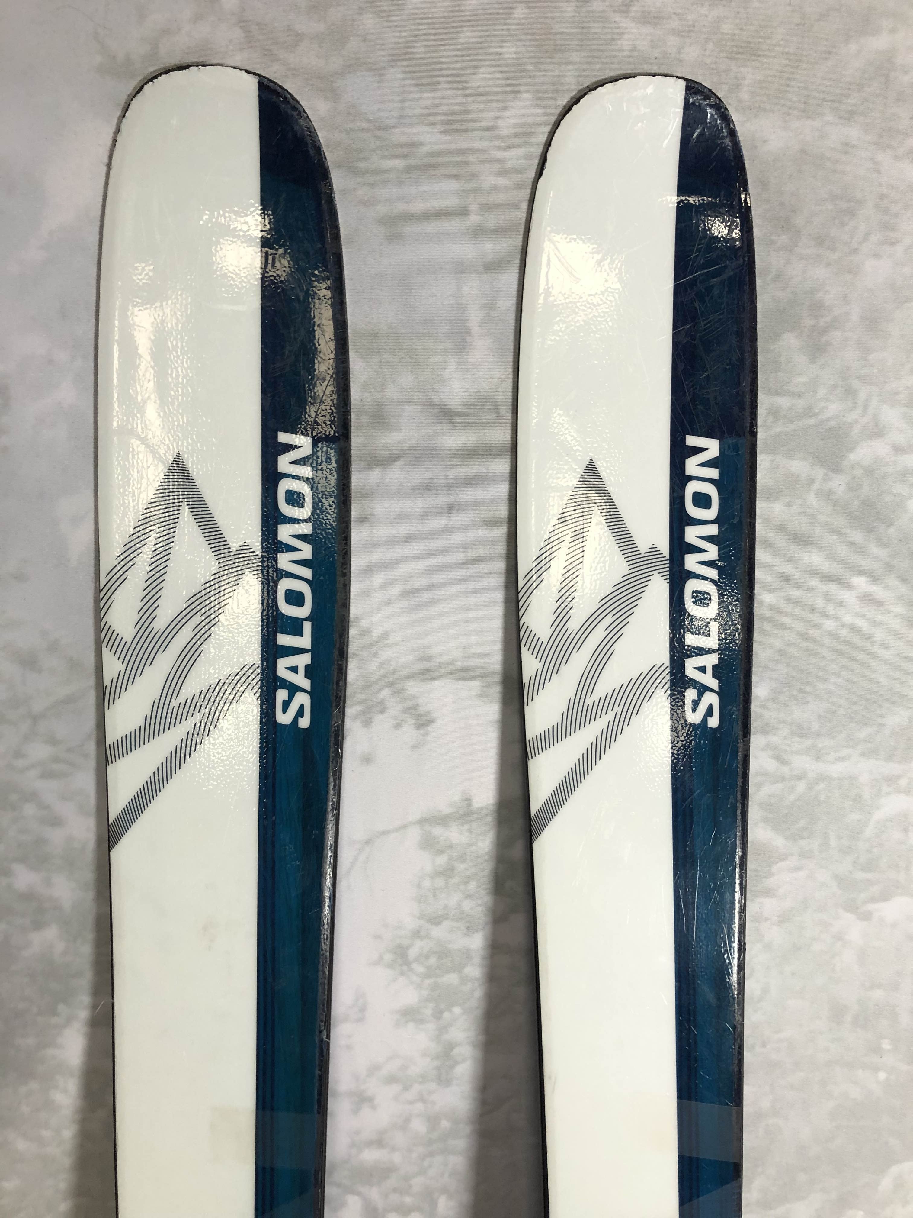 Used 2025 Salomon QST Echo Skis - 173cm w/ adjustable Salomon Strive 13 Bindings