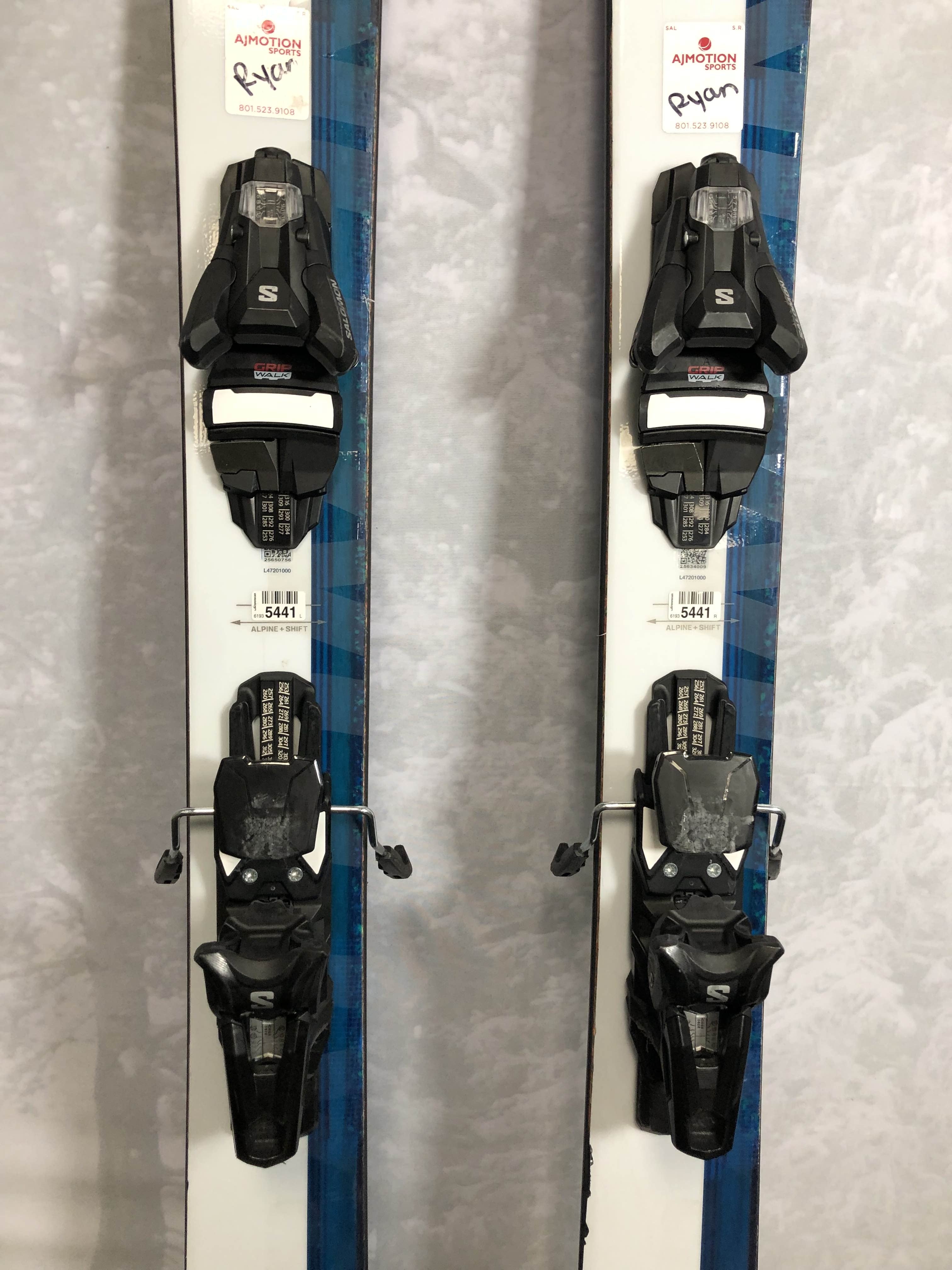 Used 2025 Salomon QST Echo Skis - 173cm w/ adjustable Salomon Strive 13 Bindings