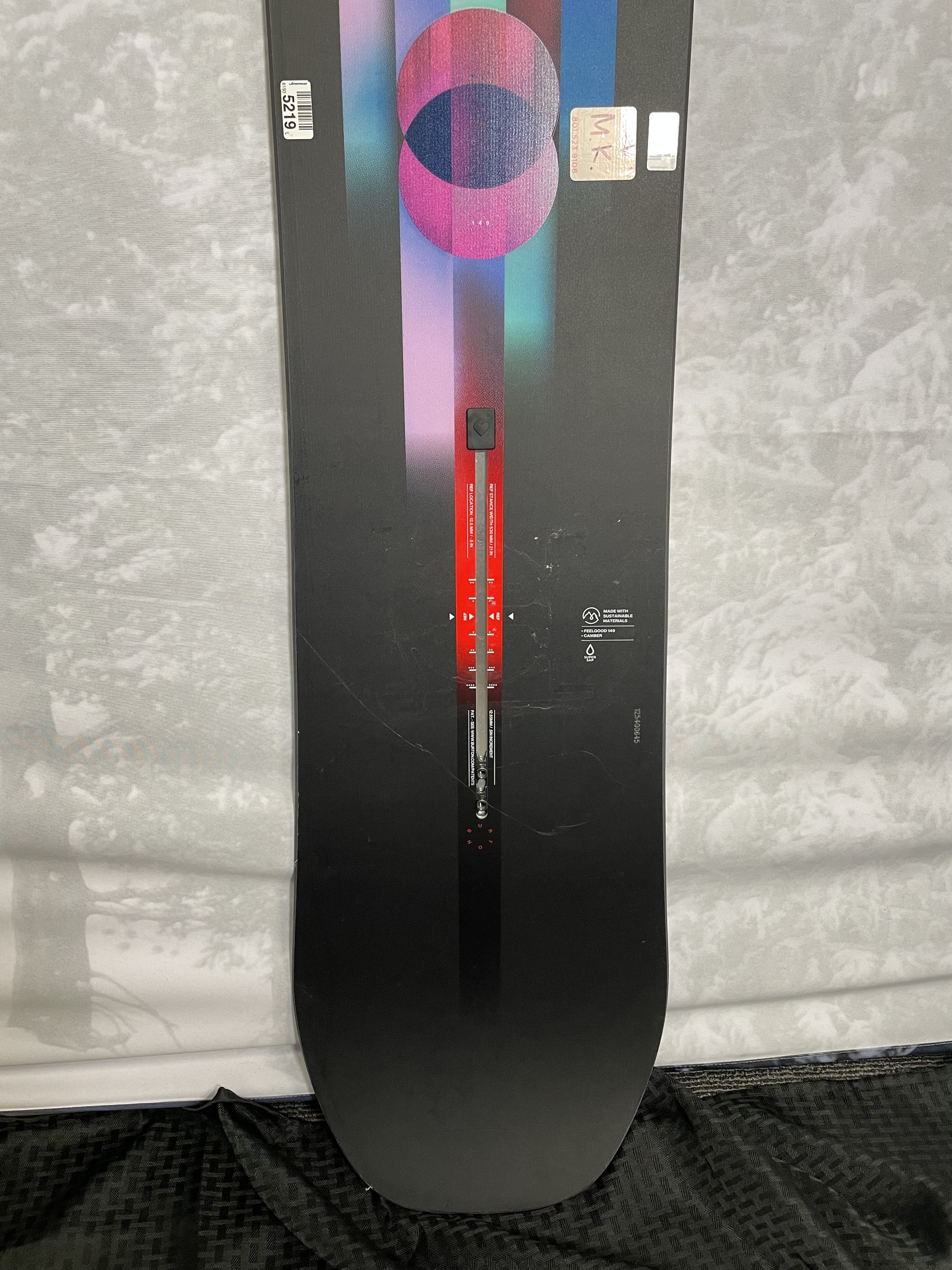 Lightly Used 2025 Burton Feel Good 149cm Snowboard