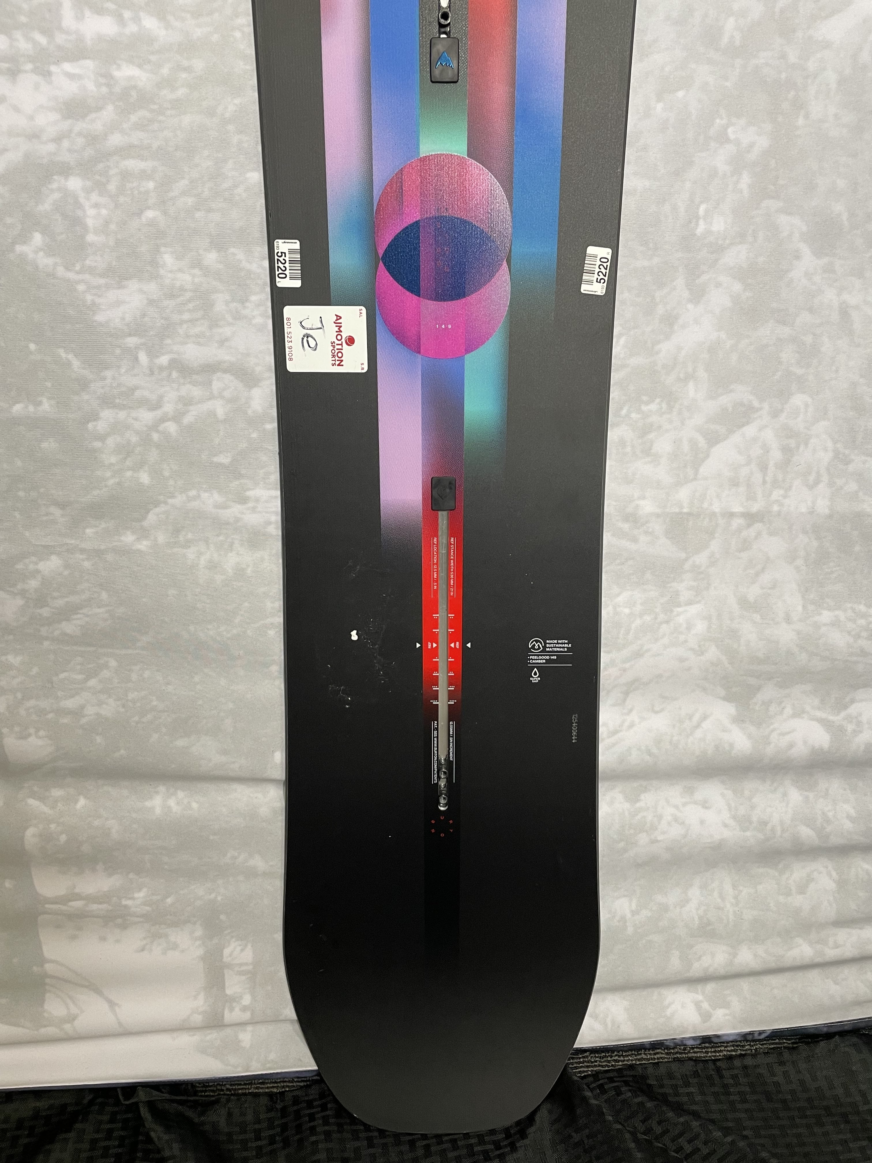 Lightly Used 2025 Burton Feel Good 149cm Snowboard