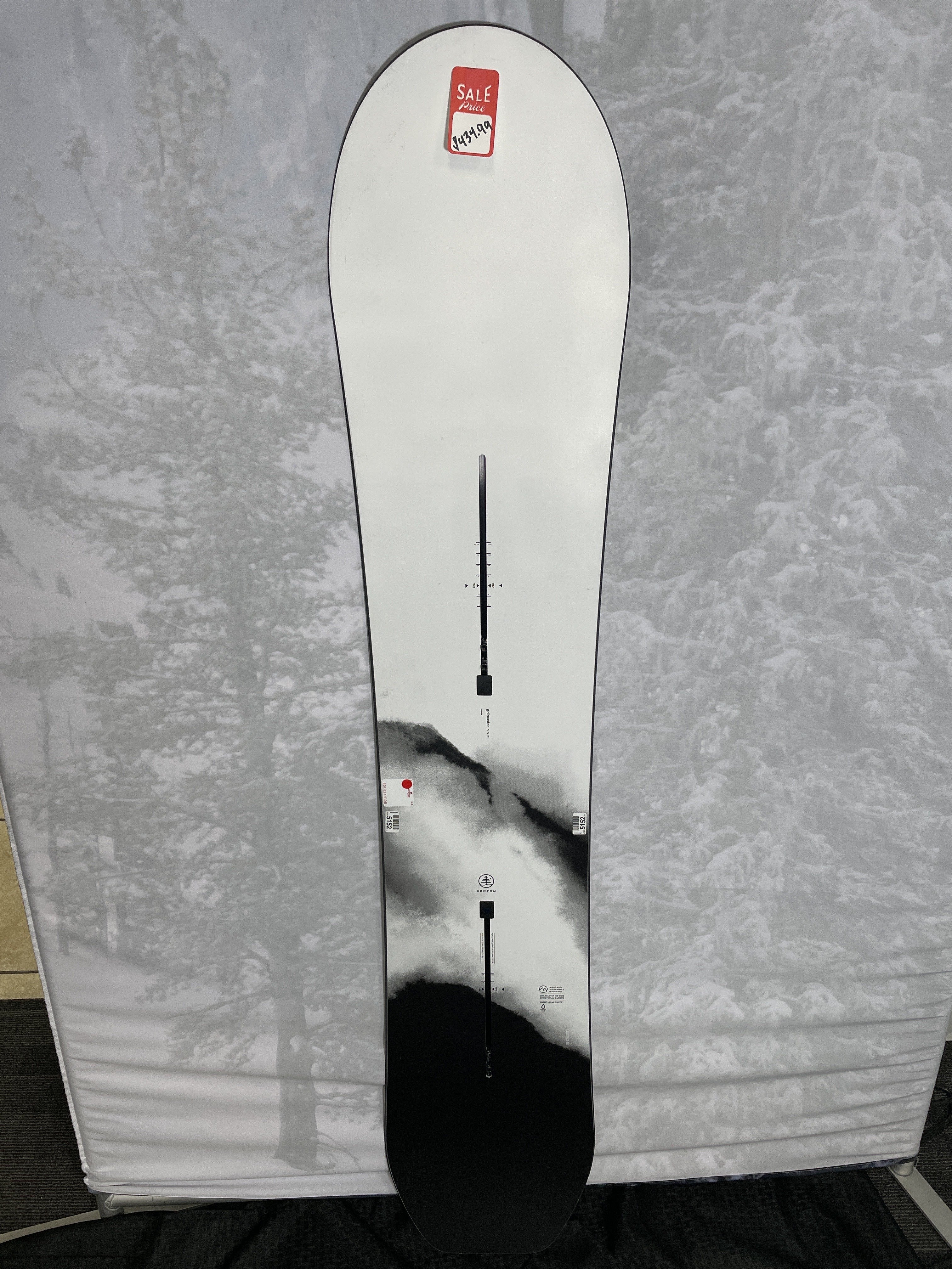 New Burton Family Tree Gril Master Camber 2025 155W CM Snowboard