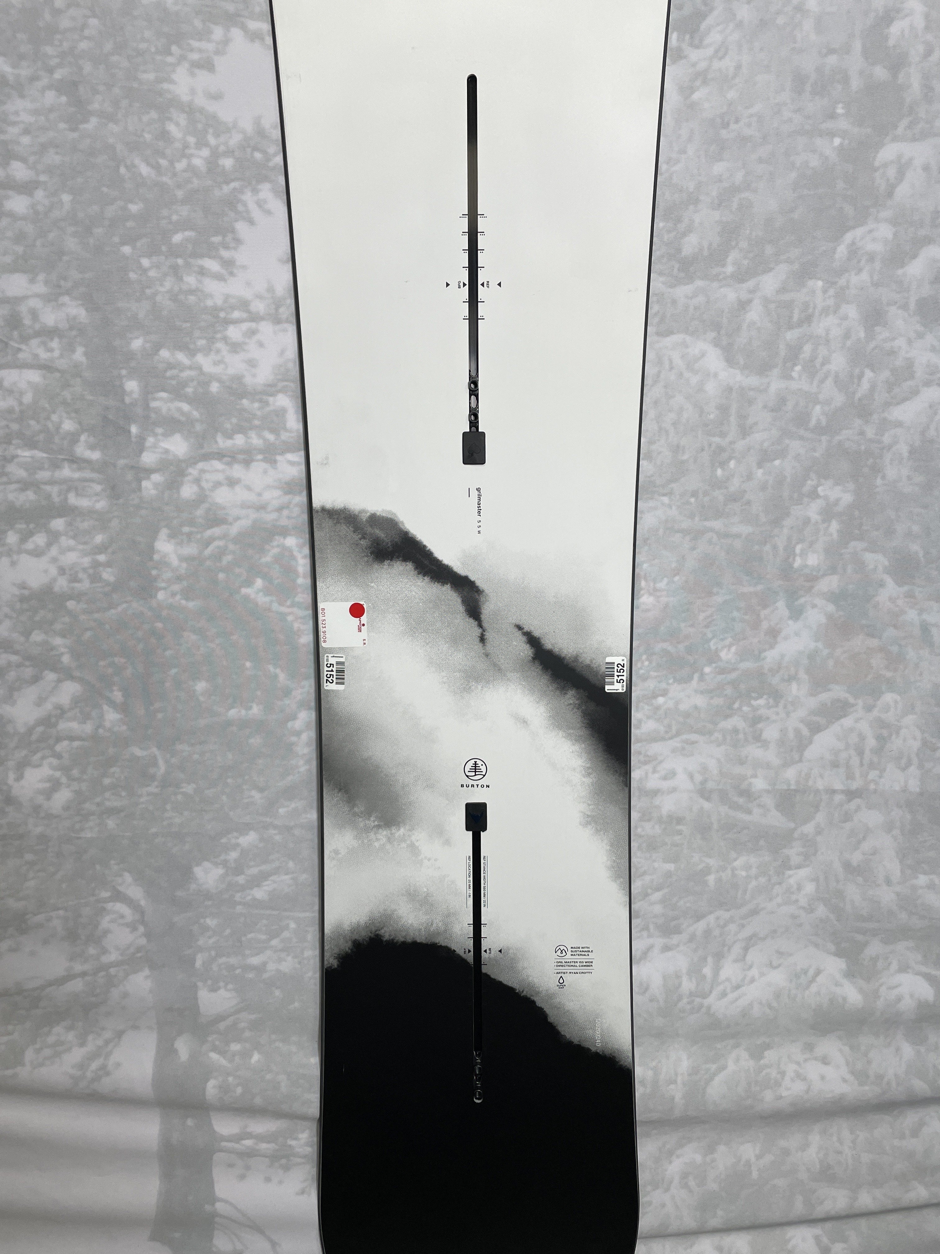 New Burton Family Tree Gril Master Camber 2025 155W CM Snowboard