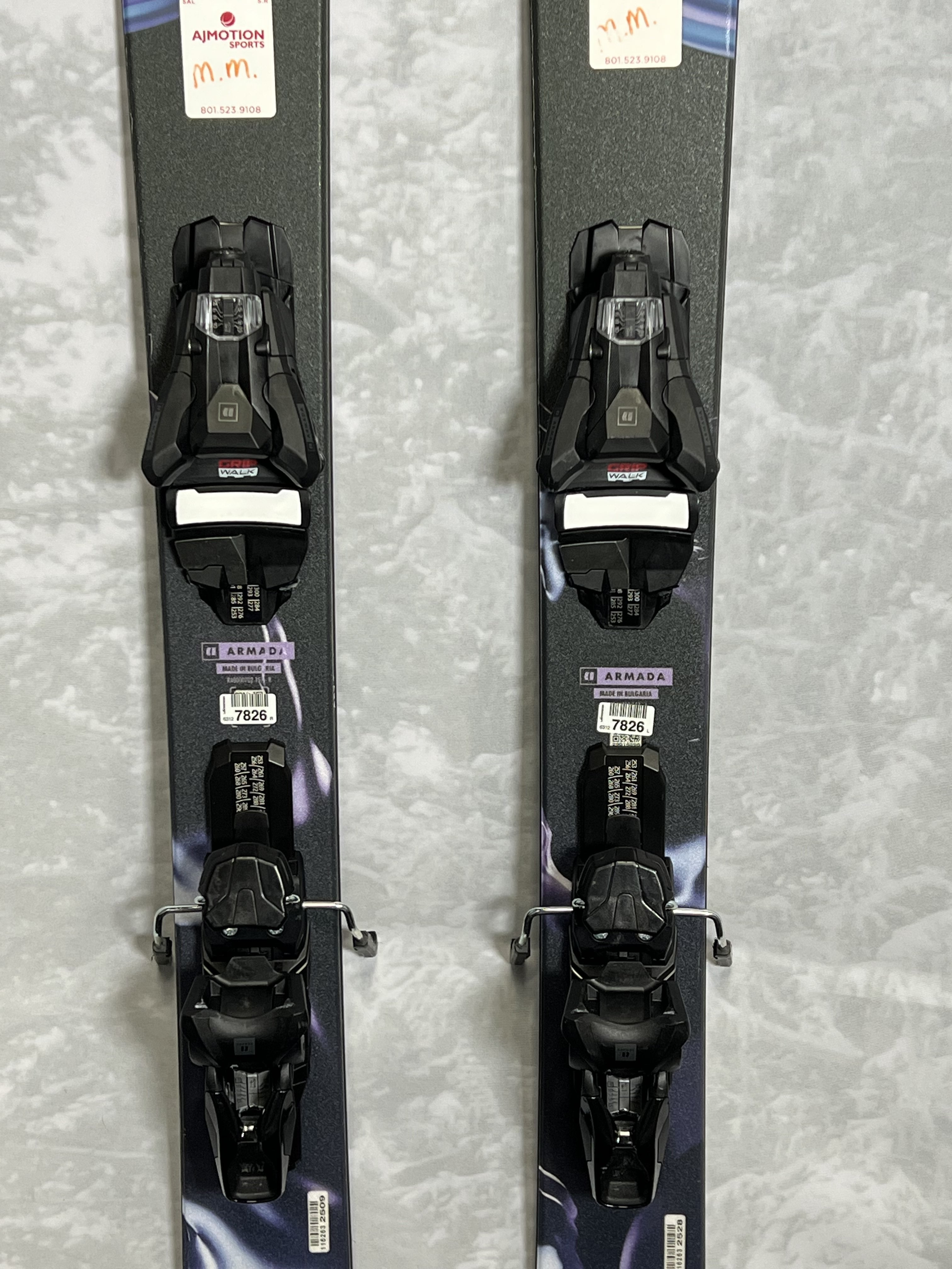Lightly Used Armada ARV 94 157 cm Skis 2025 w/Armada Strive 11 GW Demo Bindings