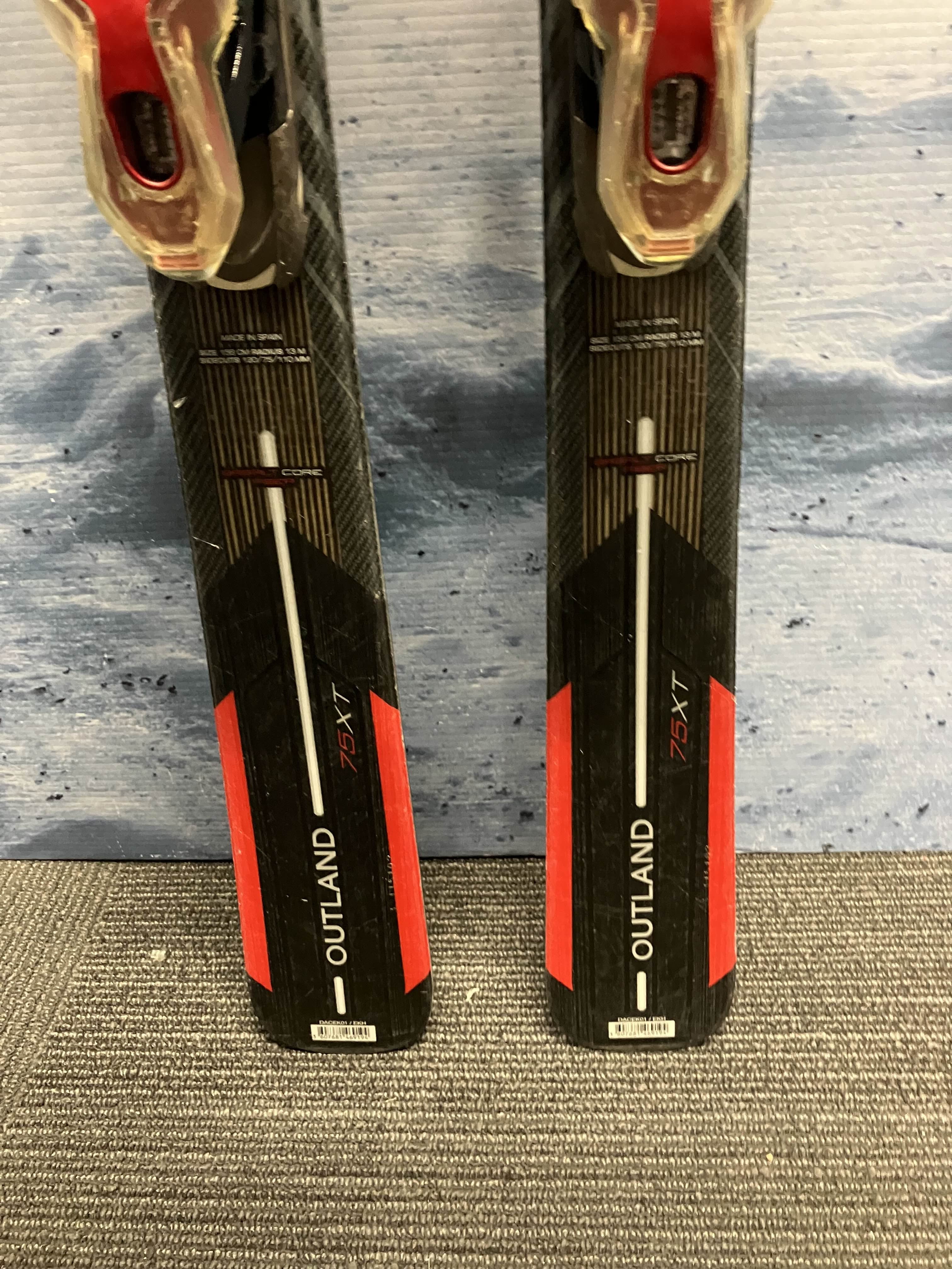 Used Dynastar Outland 75 XT 156cm Skis w/ Look Xpress 11 Demo Bindings