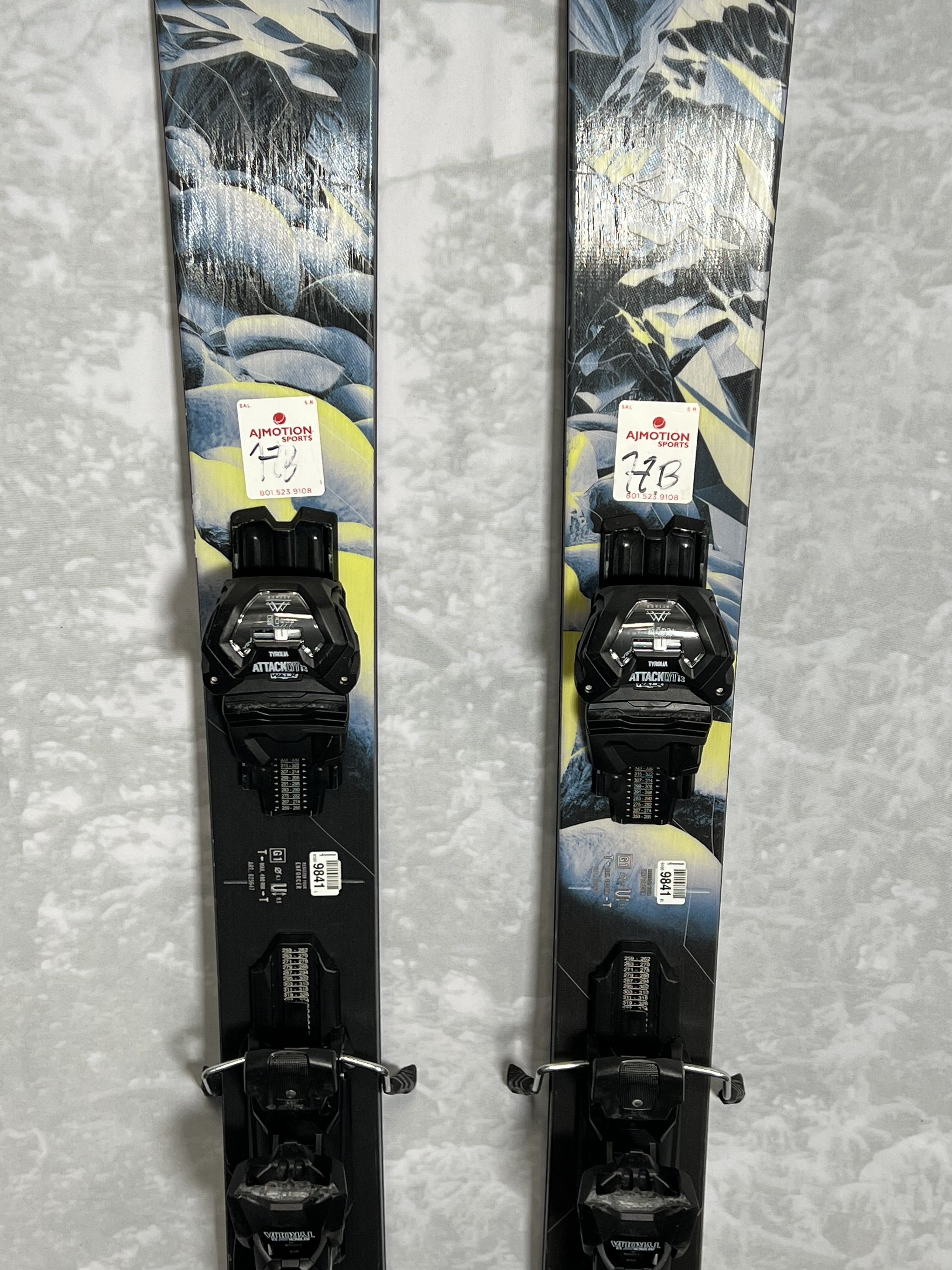 Lightly Used Nordica Enforcer 104 179cm Skis 2025 w/Tyrolia Attack LYT 13 Demo Bindings