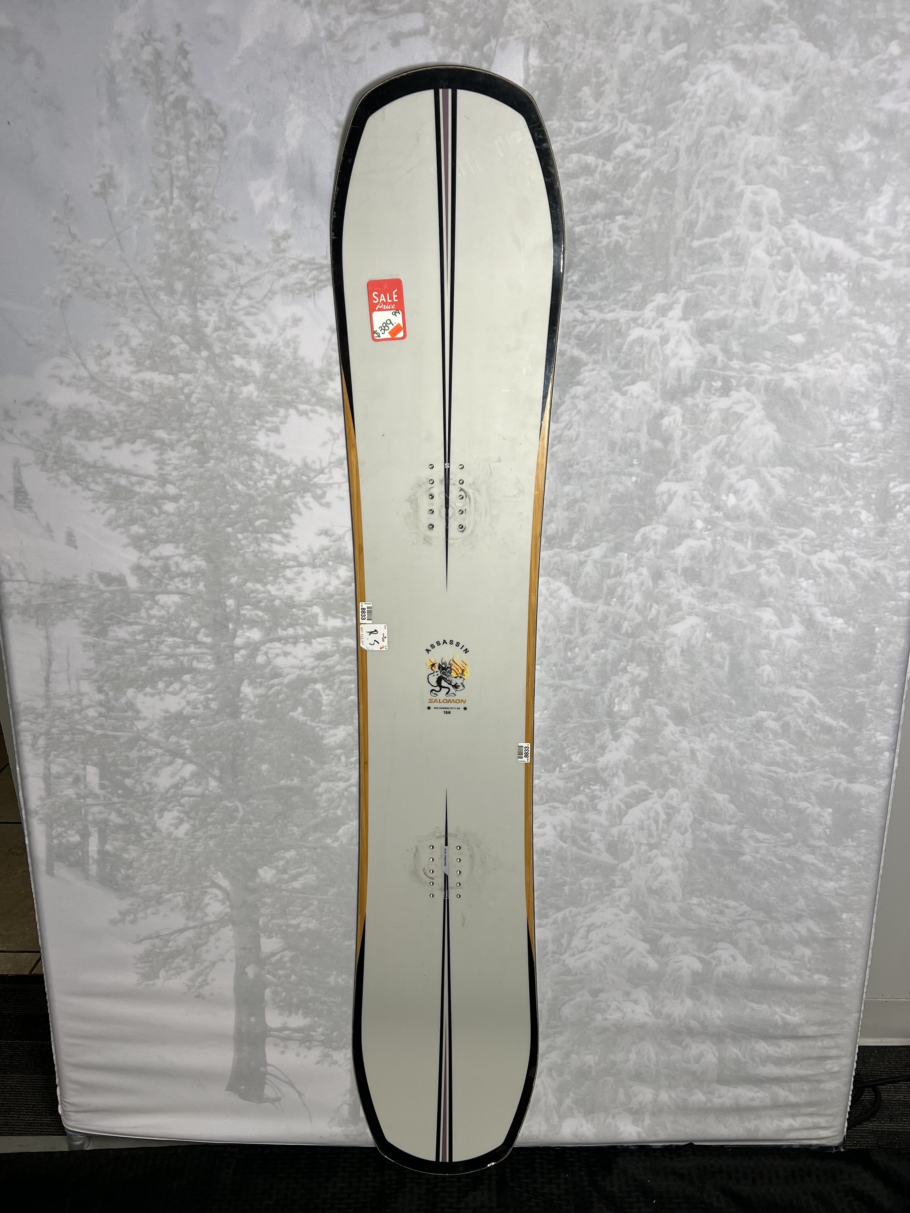 Lightly Used Salomon Assassin 156 CM Snowboard 2025