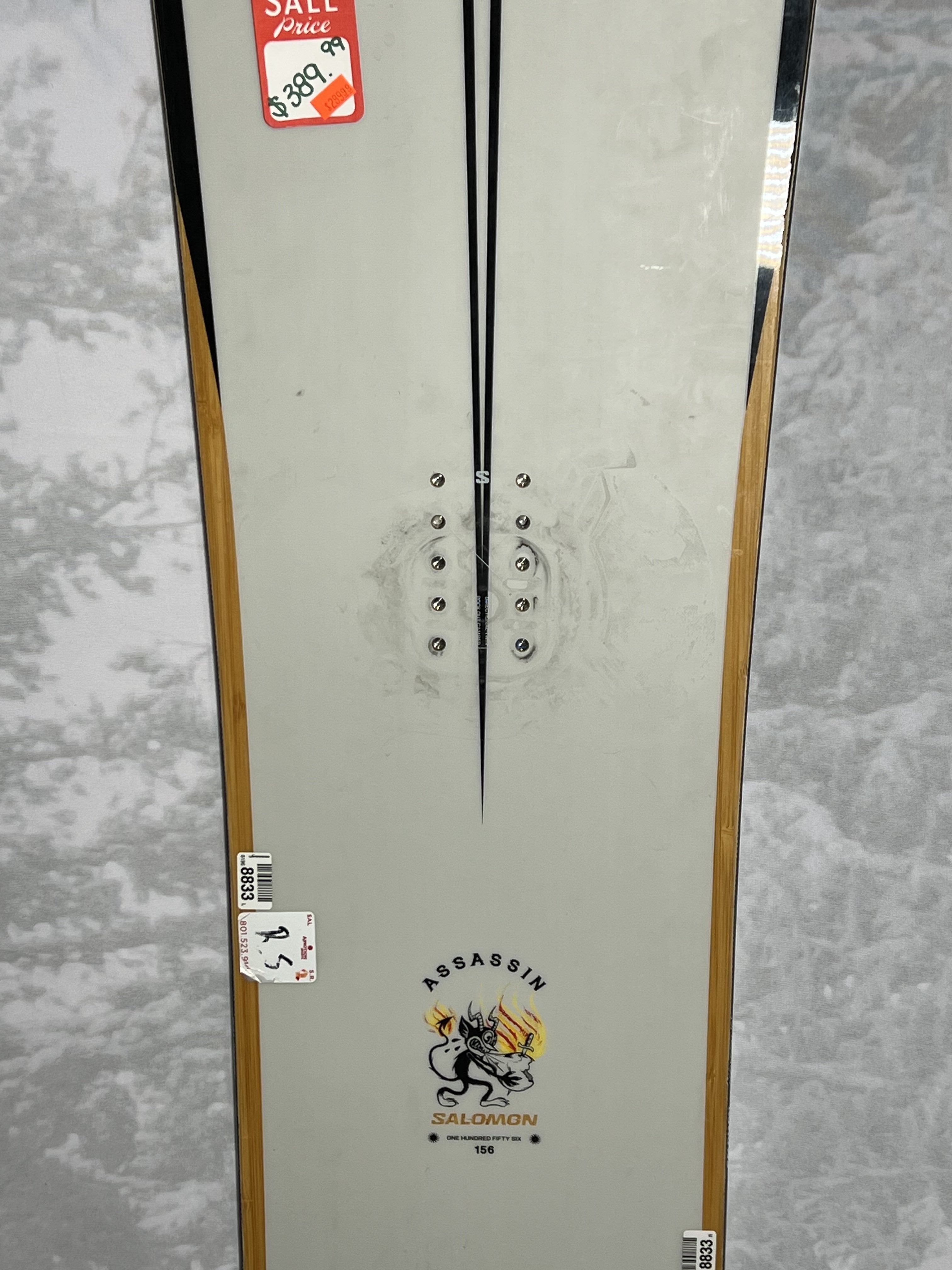 Lightly Used Salomon Assassin 156 CM Snowboard 2025