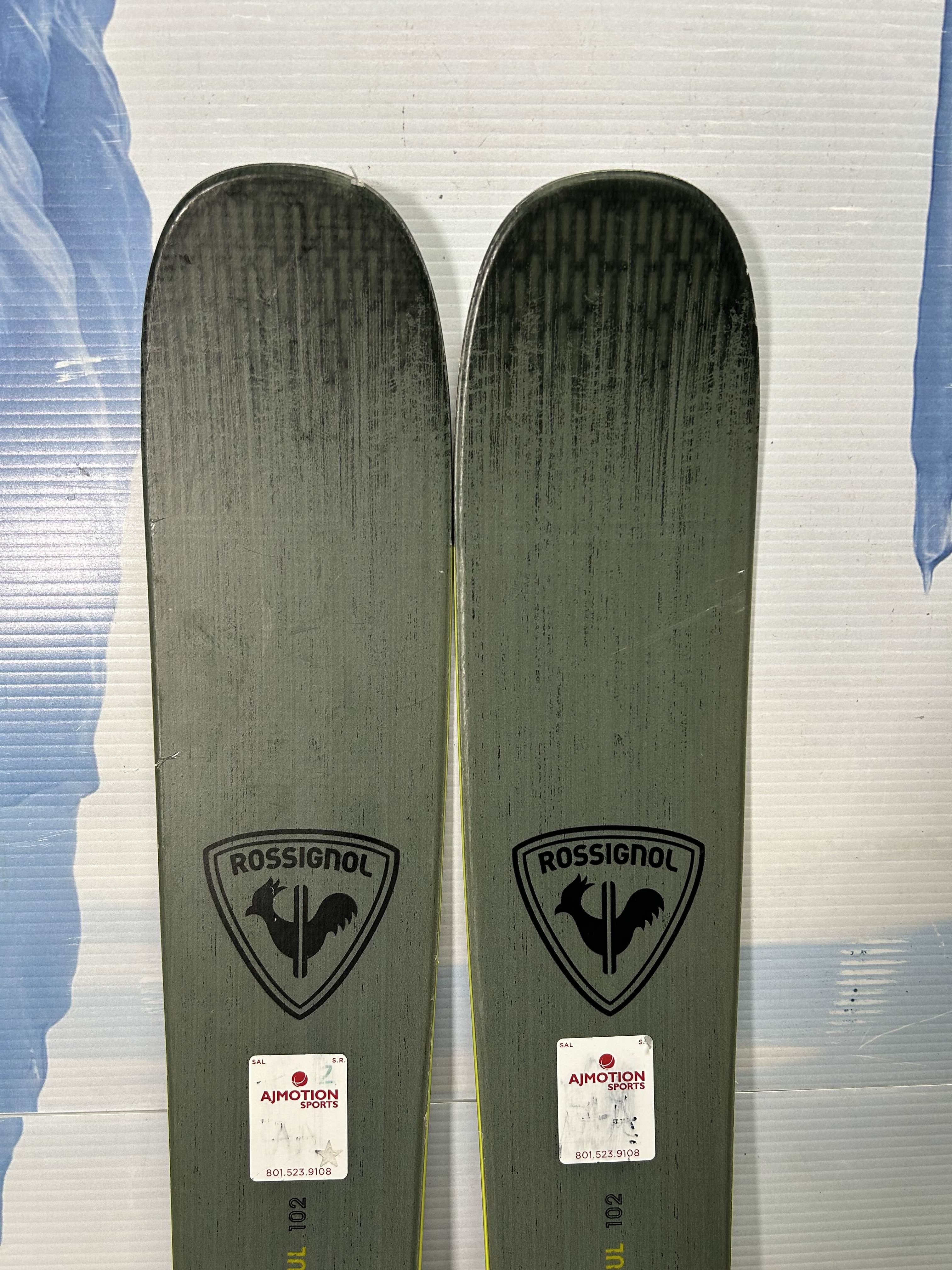 Lightly Used Rossignol Sender Soul 102 164cm Skis w/ Look NX 12 Bindings