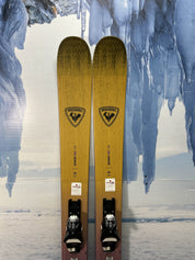 Lightly Used Rossignol Sender Free 118 Ski 186cm w/ Look NX 12 Grip Walk Demo Binding