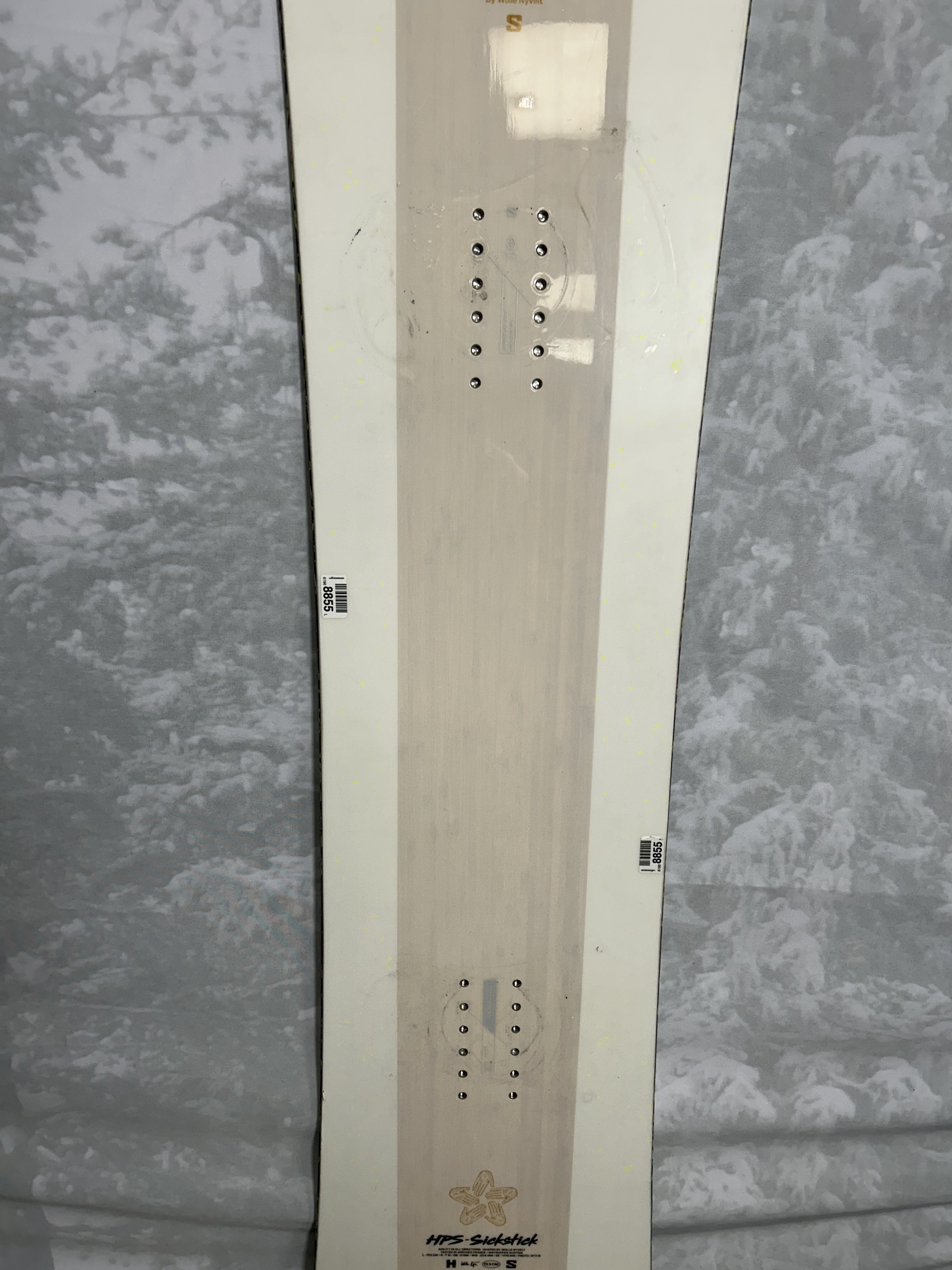 Used 2025 Salomon Sickstick 153cm Snowboard