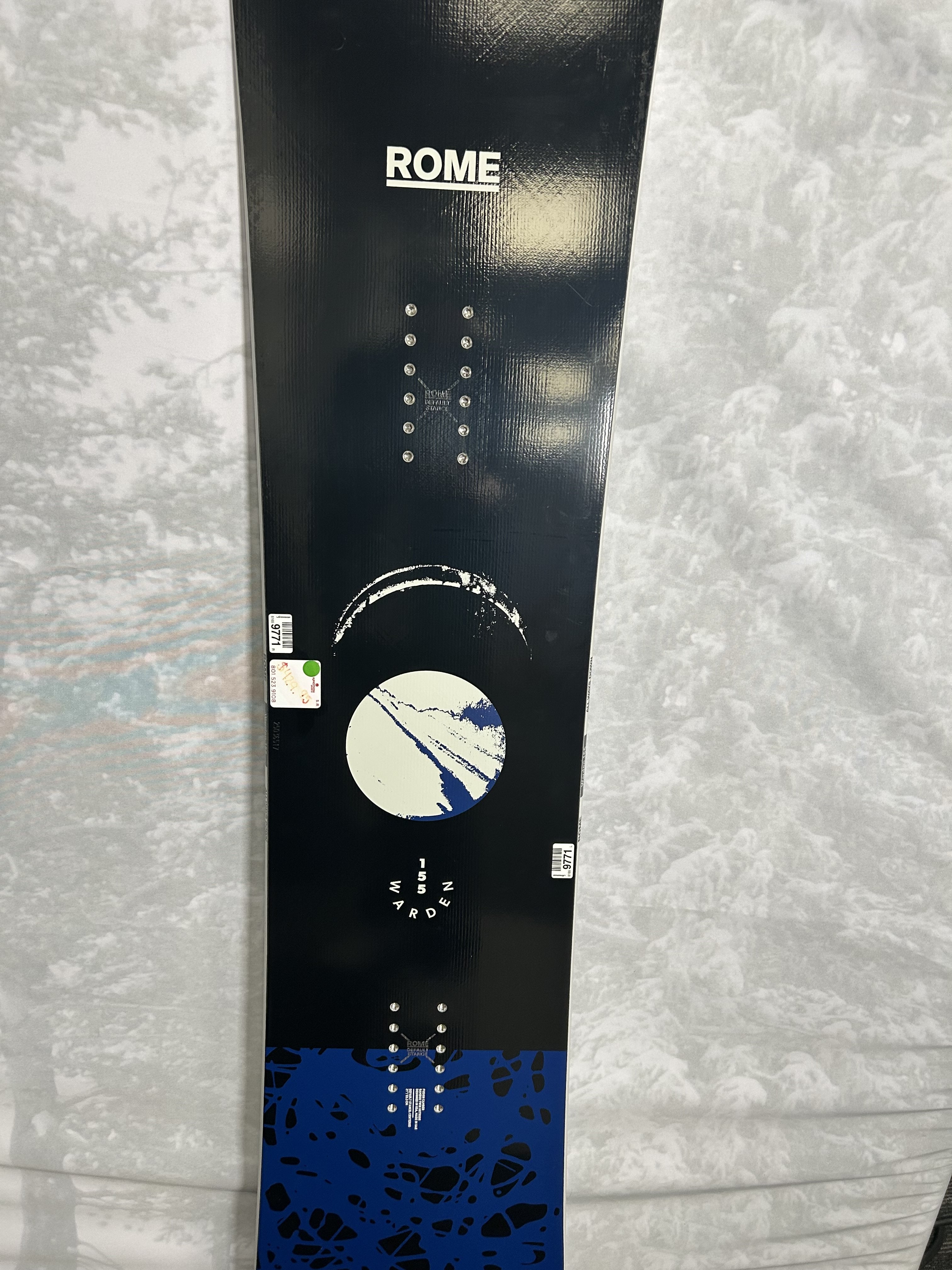 New 2025 Rome Warden 155cm Snowboard