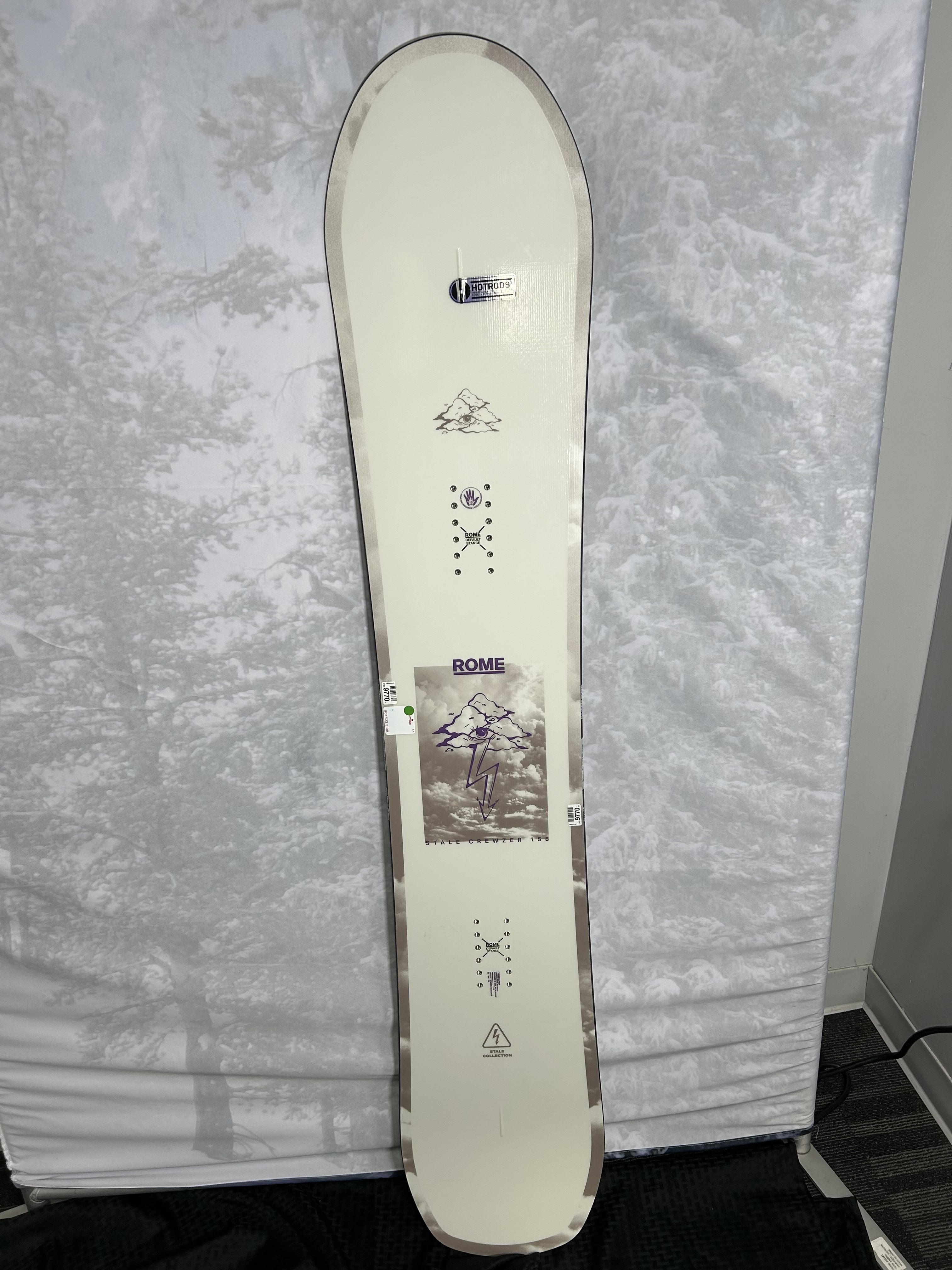 Used 2025 Rome Stale Crewzer 158cm Snowboard