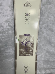 Used 2025 Rome Stale Crewzer 158cm Snowboard