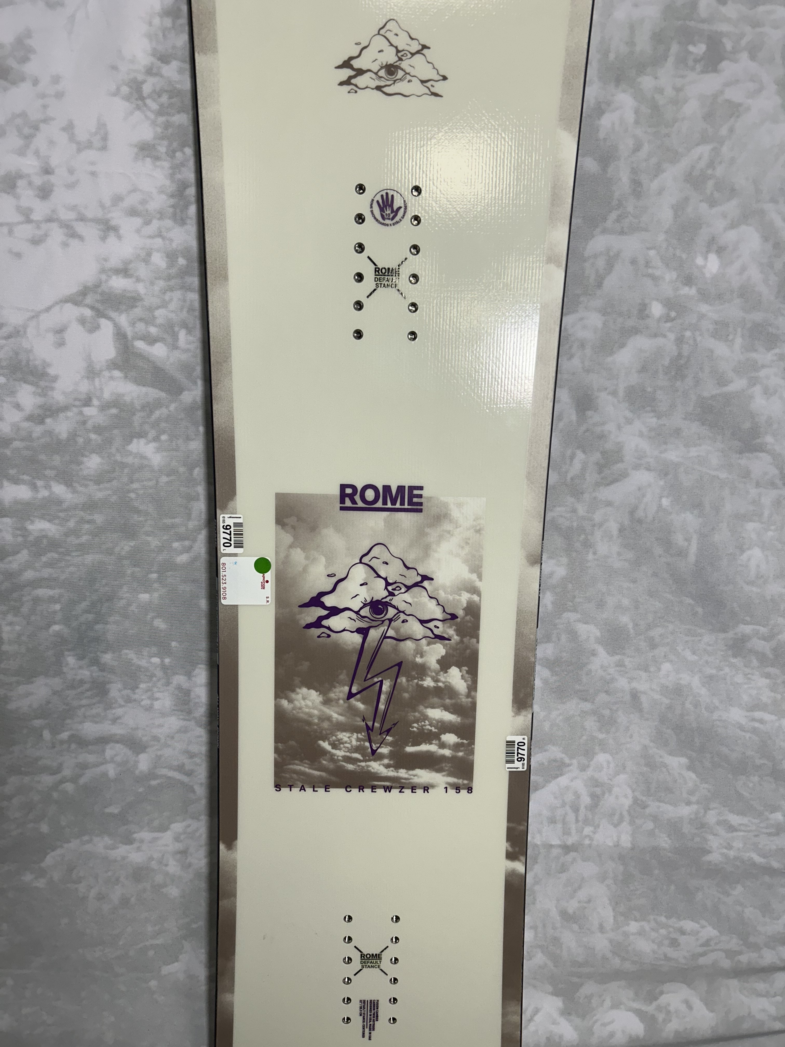 Used 2025 Rome Stale Crewzer 158cm Snowboard