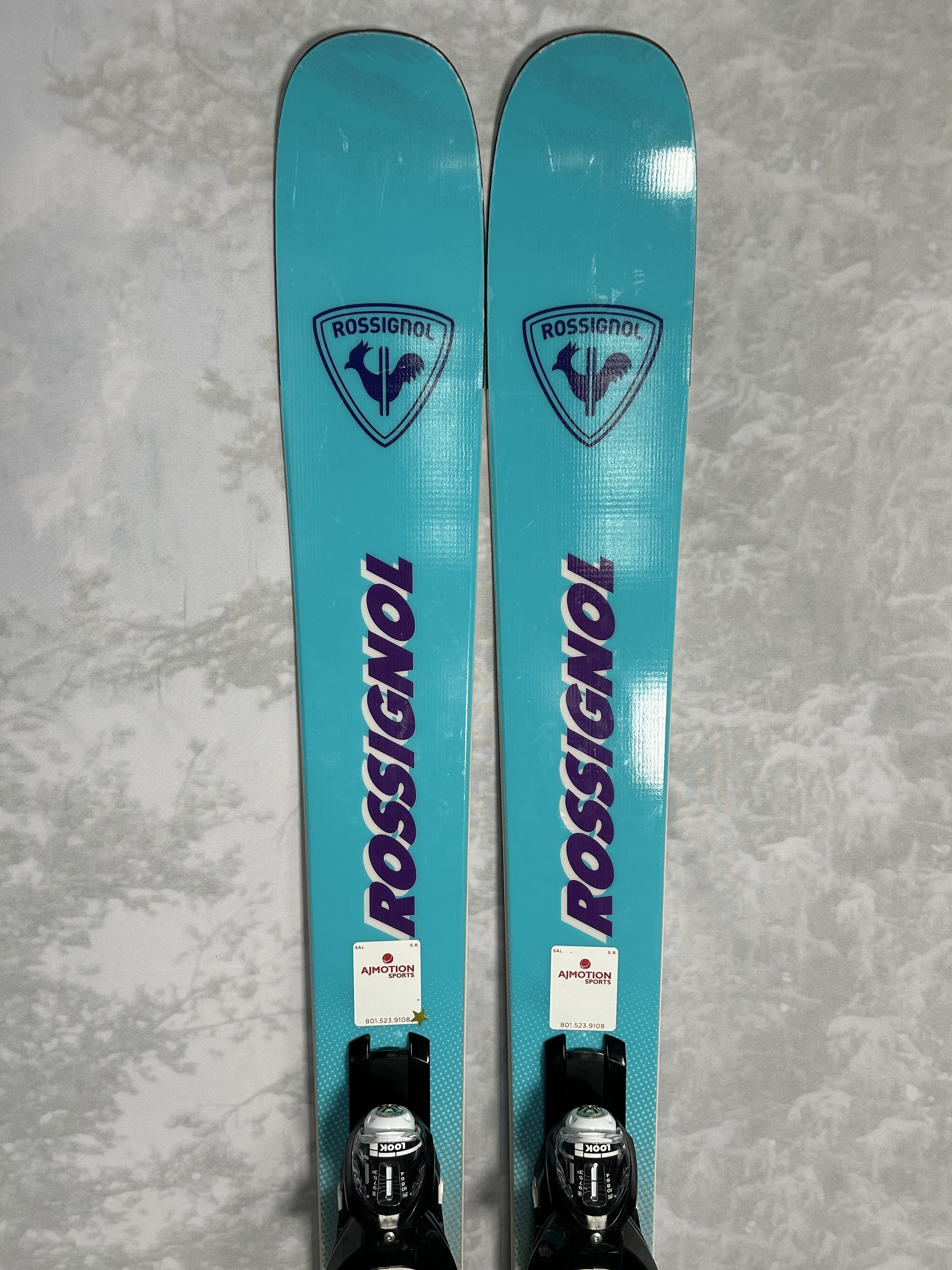 Used Rossignol Super Blackops 98 172cm Skis w/ Look Nx 12 Binding