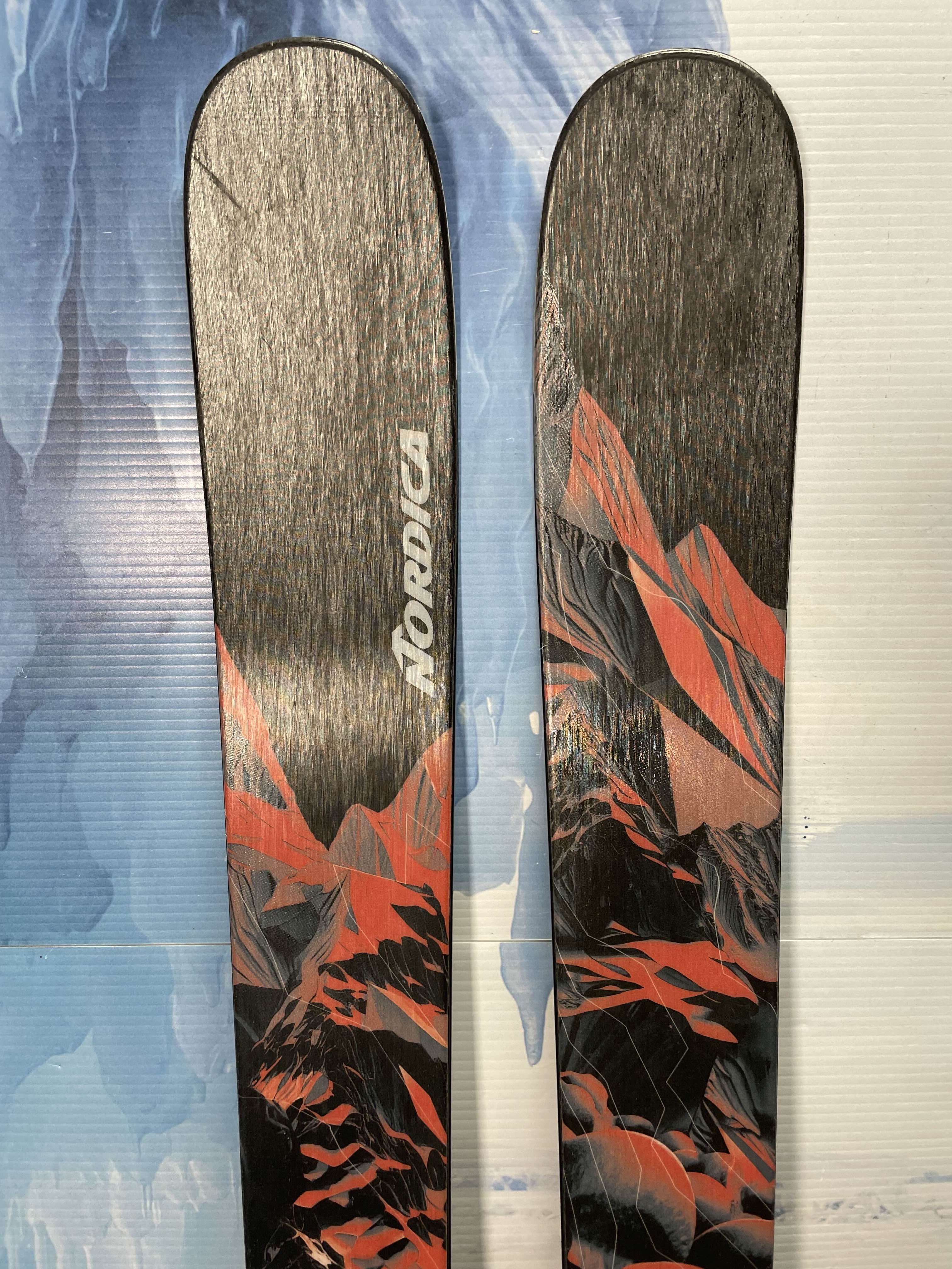 Lightly used 2025 Nordica Enforcer 99 ski 167 cm with adjustable Salomon Strive 11 Bindings