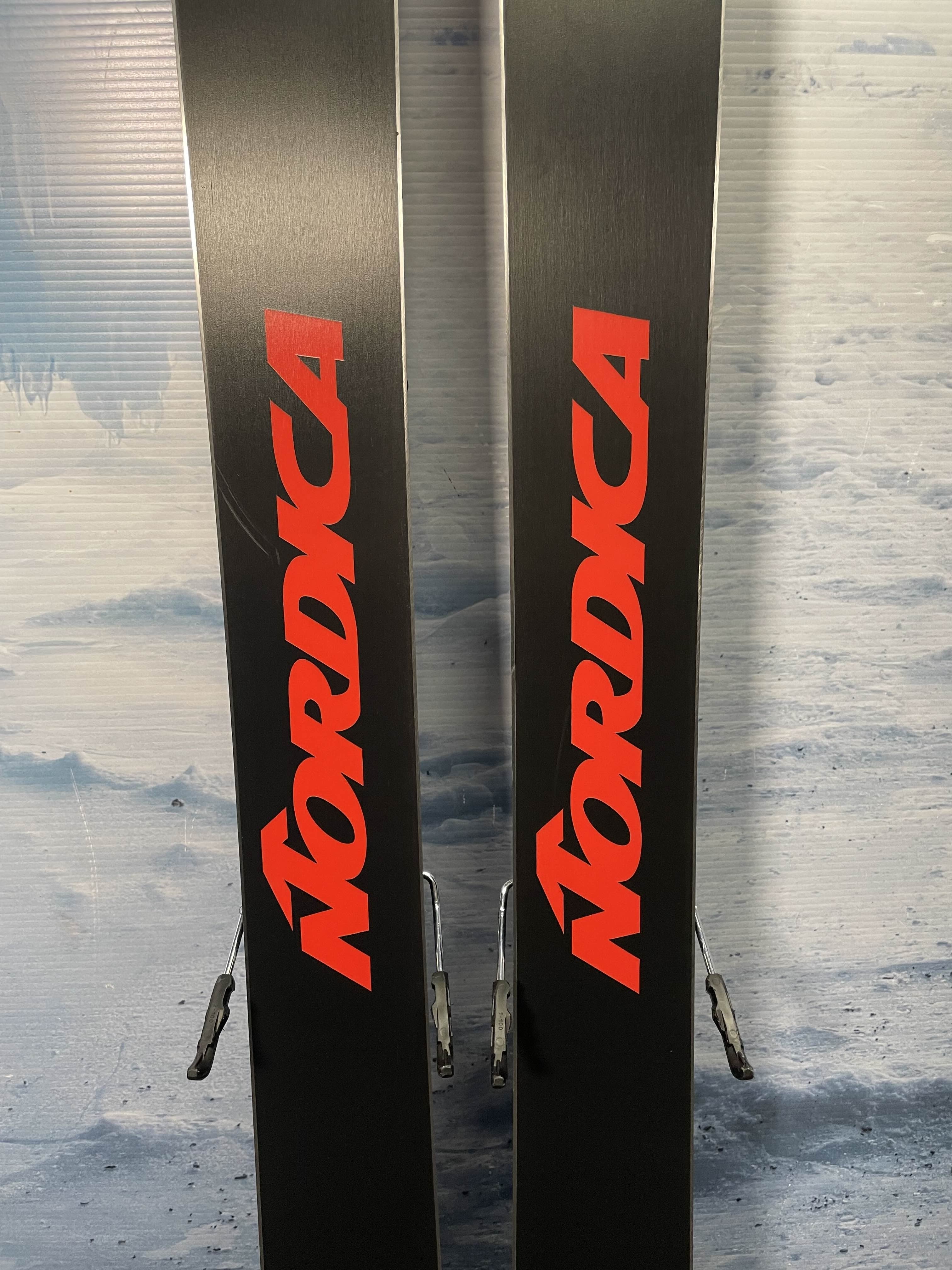 Lightly used 2025 Nordica Enforcer 99 ski 167 cm with adjustable Salomon Strive 11 Bindings
