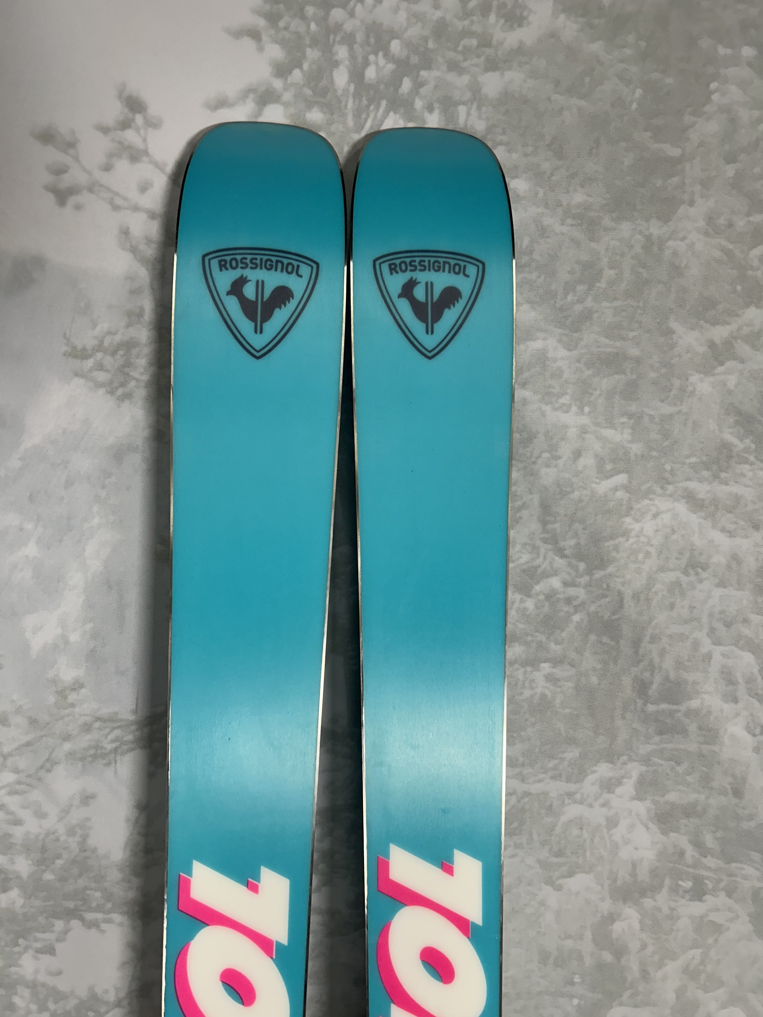 Used Rossignol Super Blackops 98 192cm Skis w/ Look Nx 12 Binding