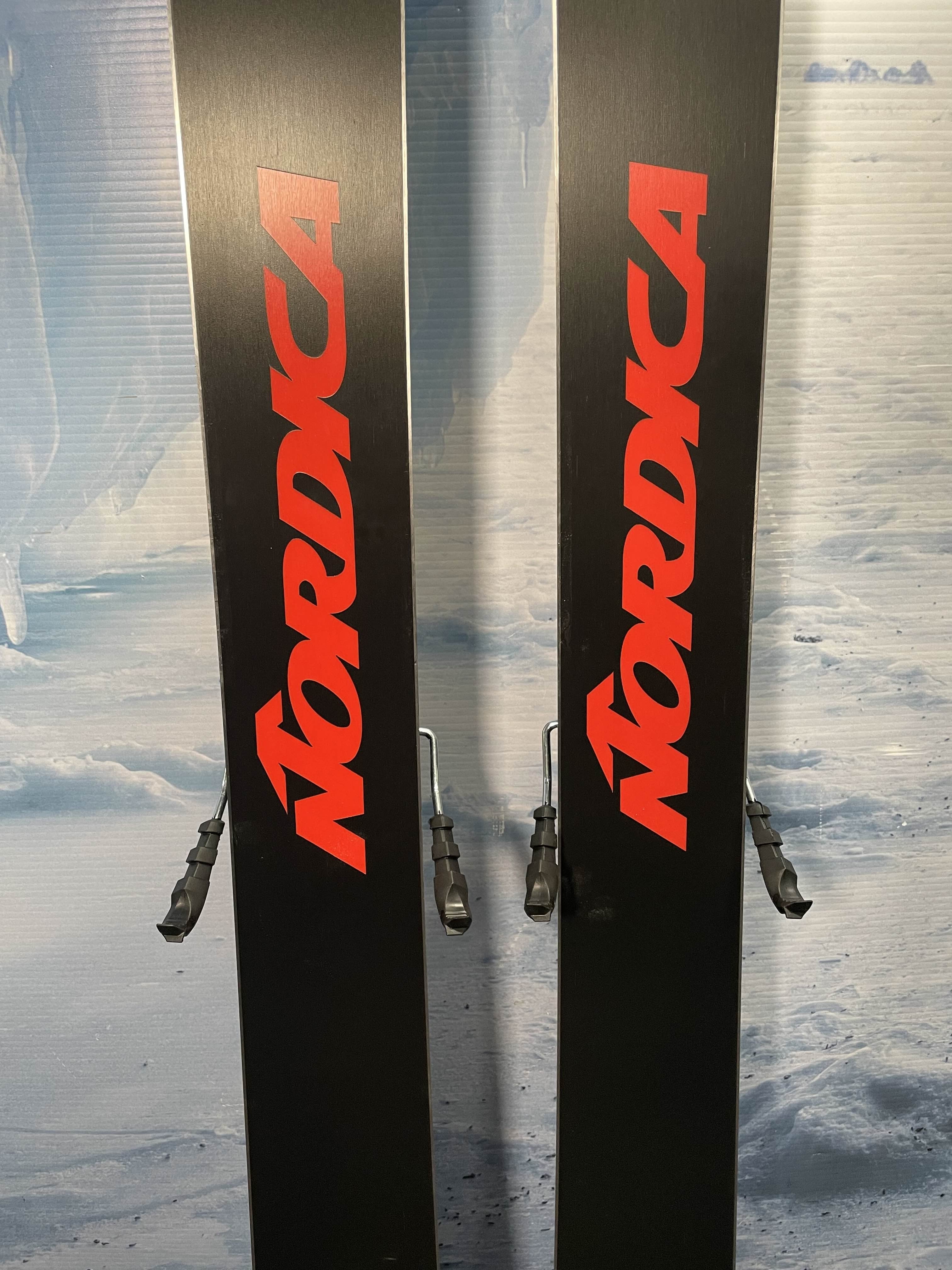 Lightly used 2025 Nordica Enforcer 104 ski - 185cm w/ Adjustable Tyrolia Attack LYT 11 GW binding