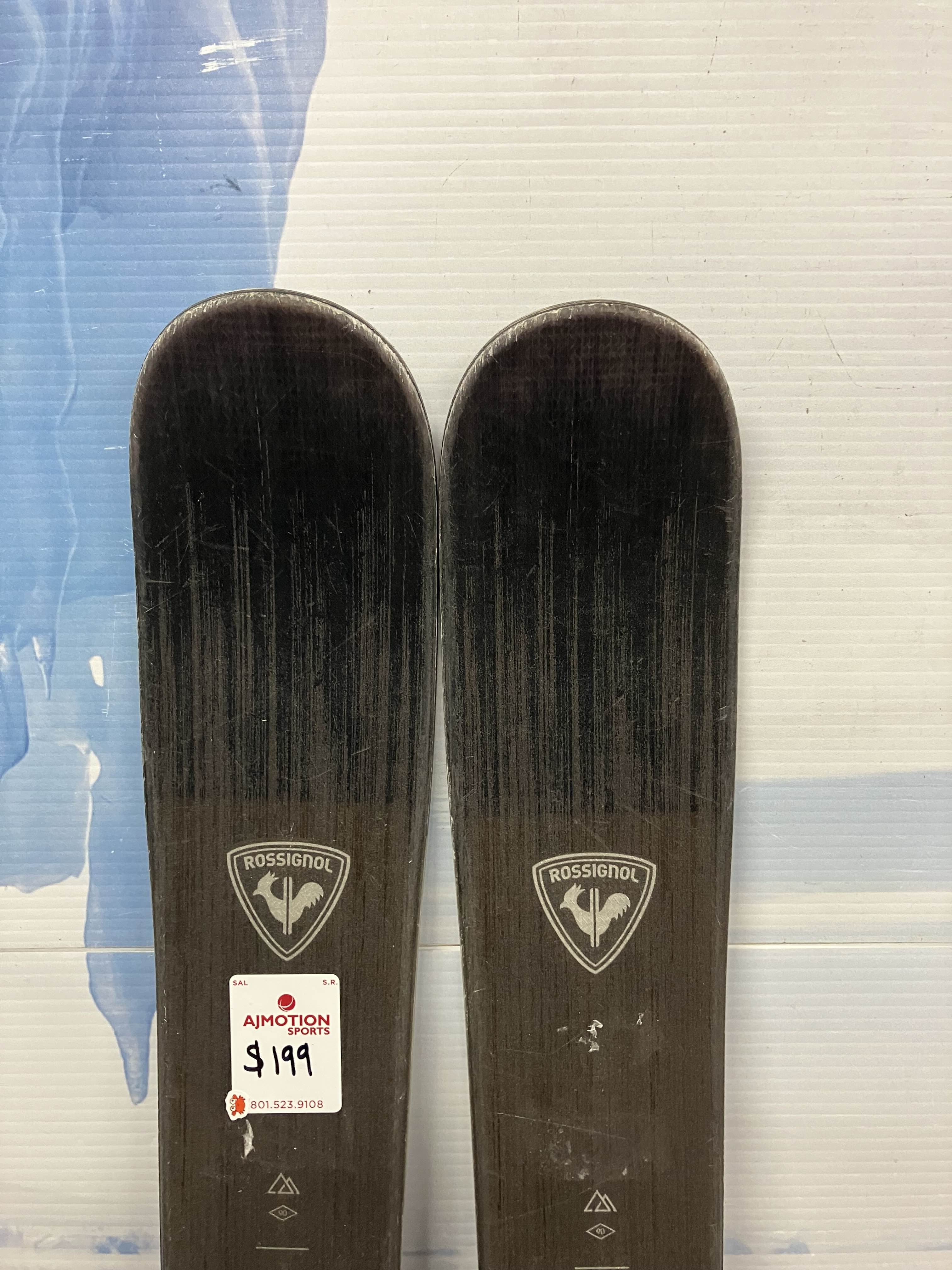 Used Rossignol Sender 90 Pro Skis 150cm w/ Look 10 Bindings
