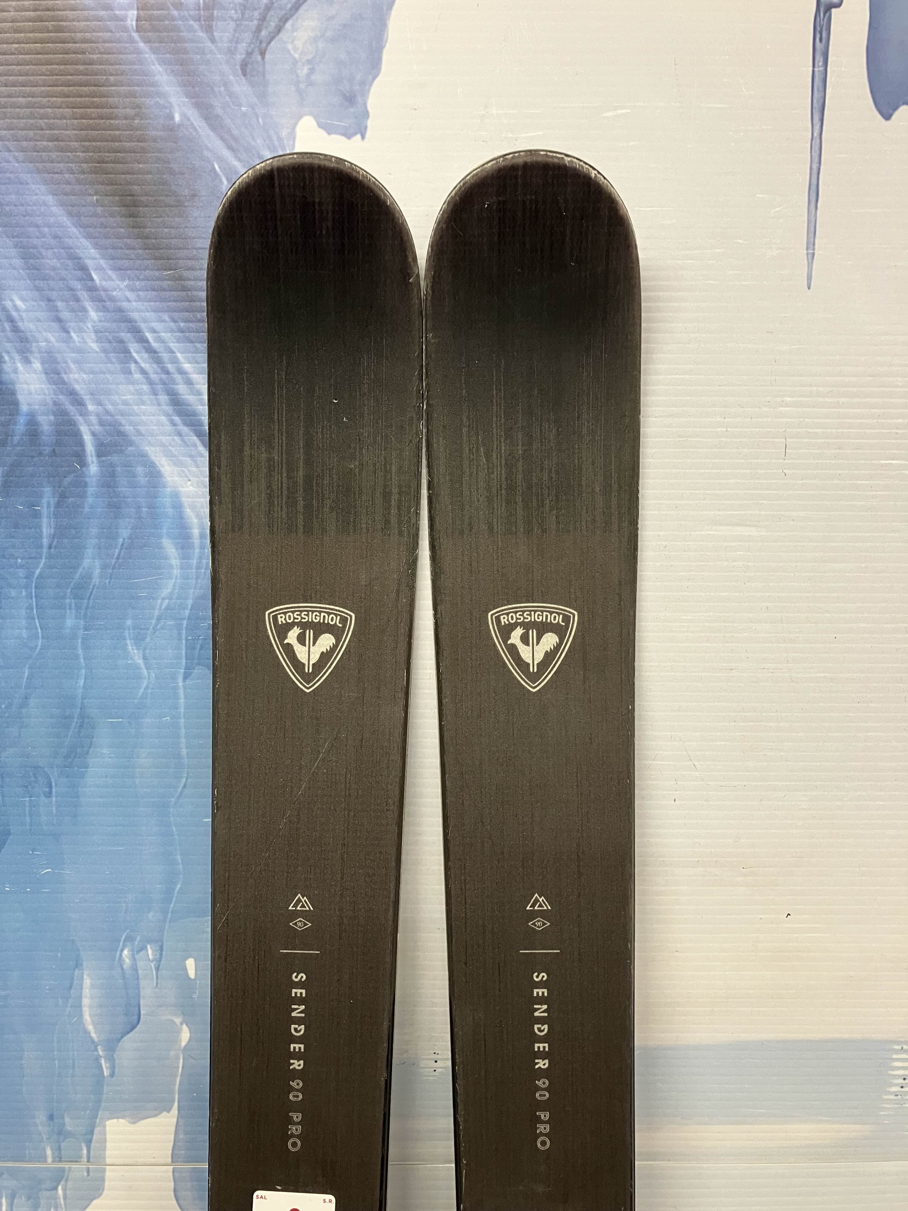 Used Rossignol Sender 90 Pro Skis 180cm w/ Look 10 Bindings
