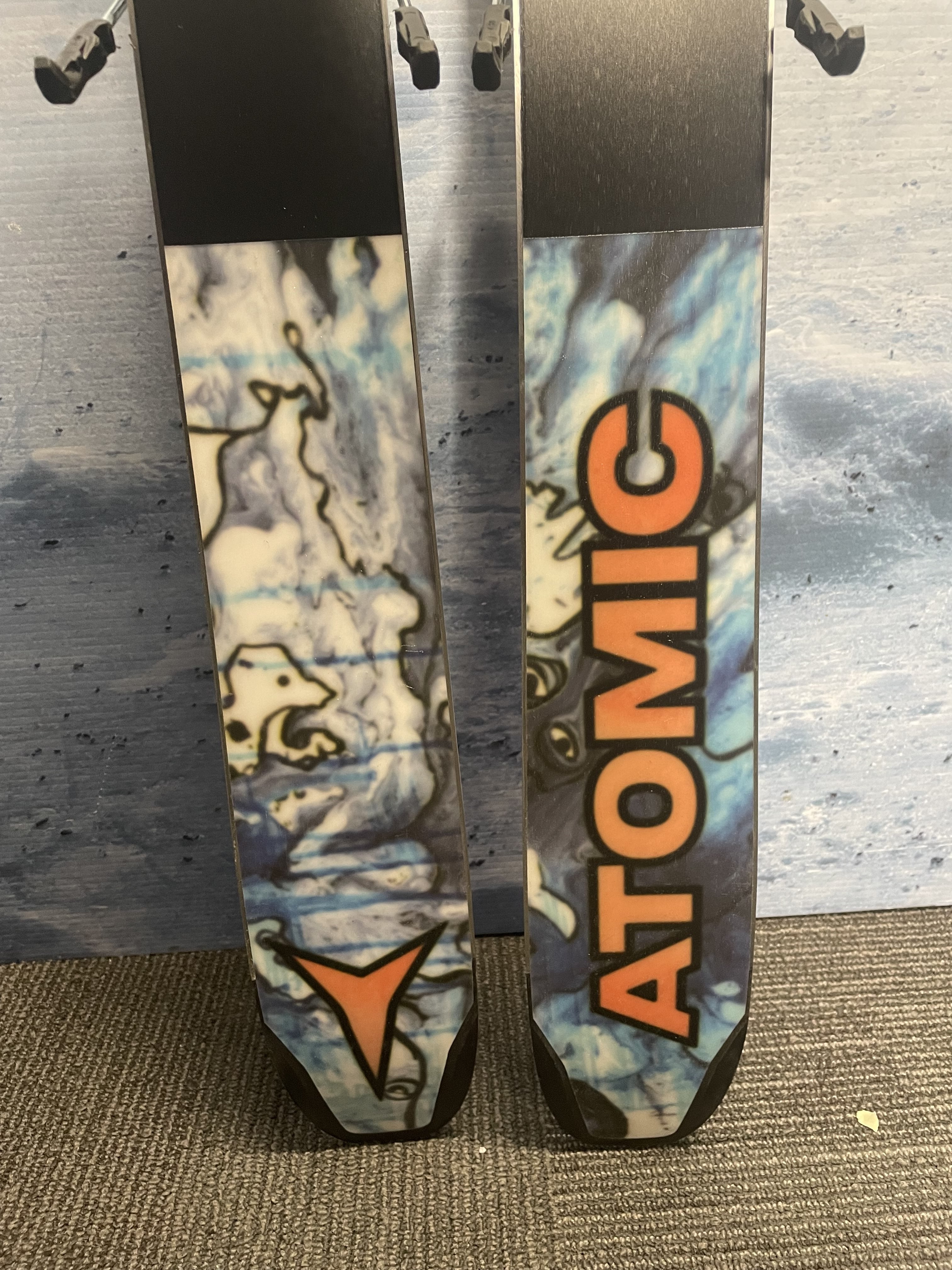 Used 2025 Atomic Bent Chetler 90 157cm Skis w/ Salomon Strive 11 Demo Binding