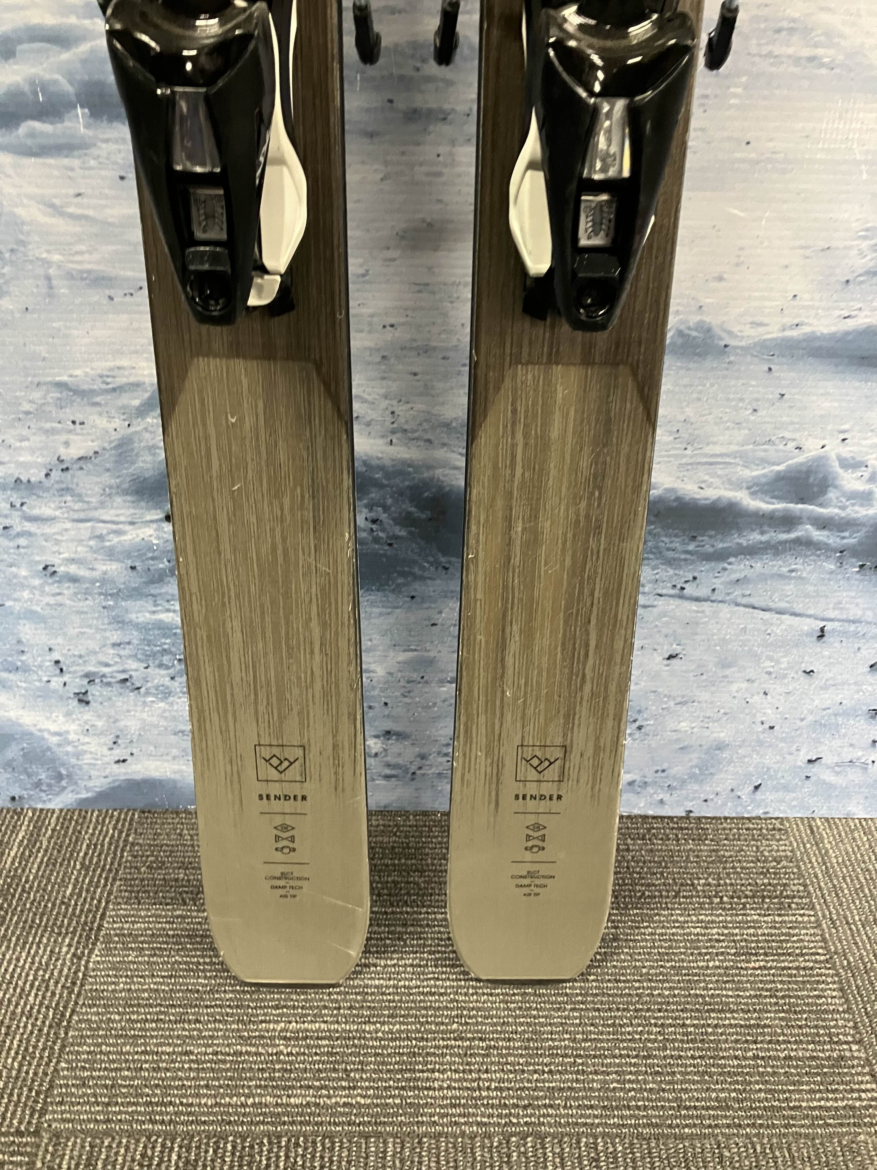 Used Rossignol Sender 104 TI 178cm Skis w/ Look 12 Demo Bindings