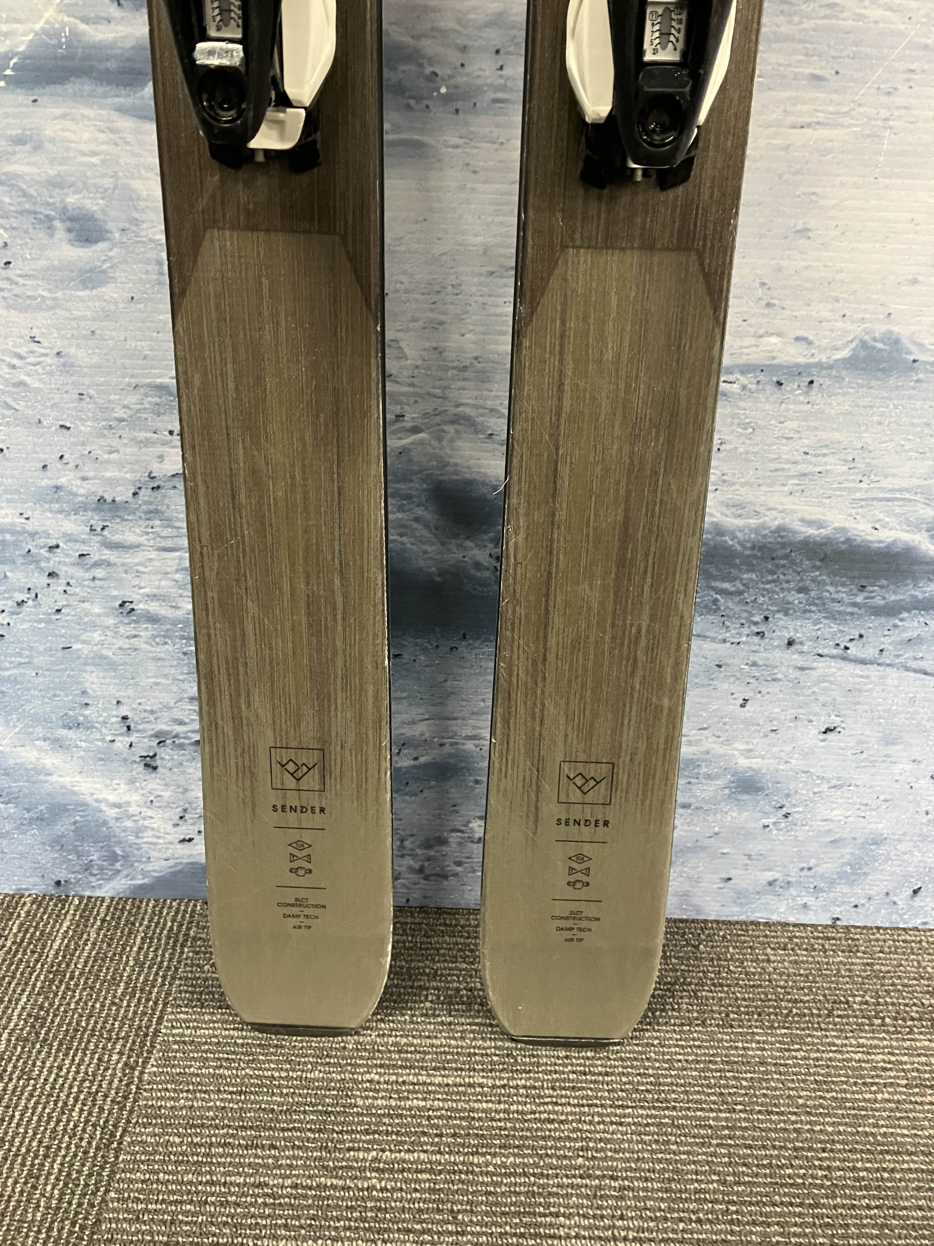 Used Rossignol Sender 104 TI 186cm Skis w/ Look 12 Demo Bindings