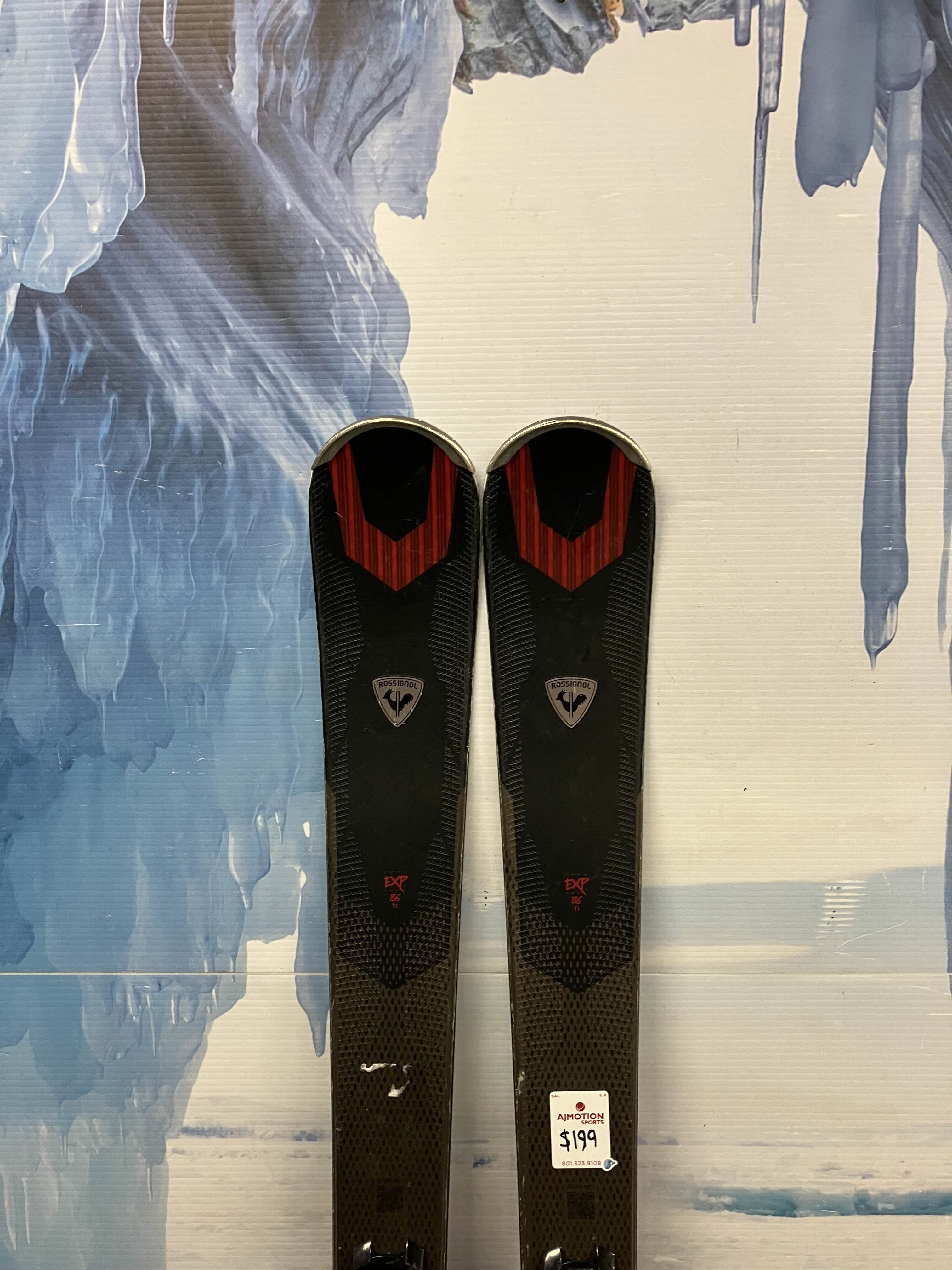 Used Rossignol Experience 86 Ti 167cm Skis w/ Look 12 Demo Bindings
