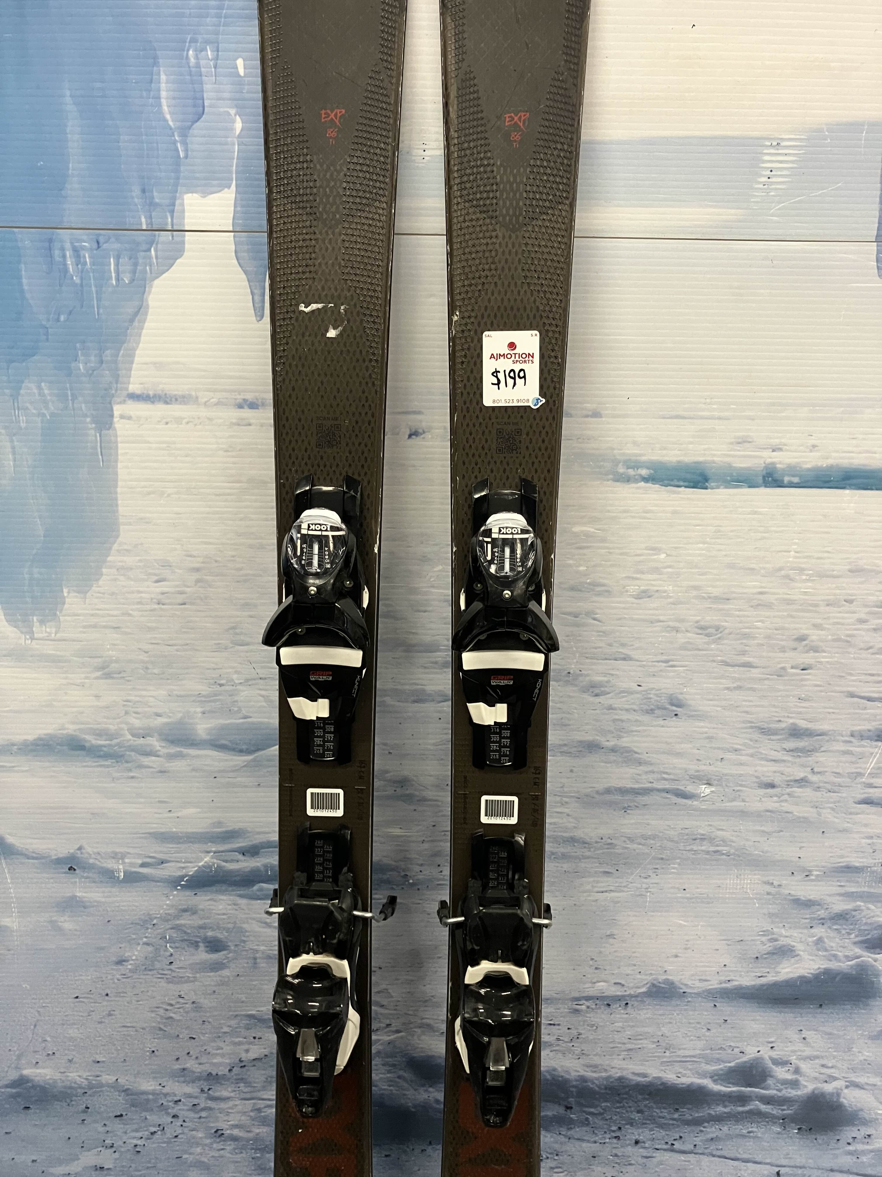 Used Rossignol Experience 86 Ti 167cm Skis w/ Look 12 Demo Bindings