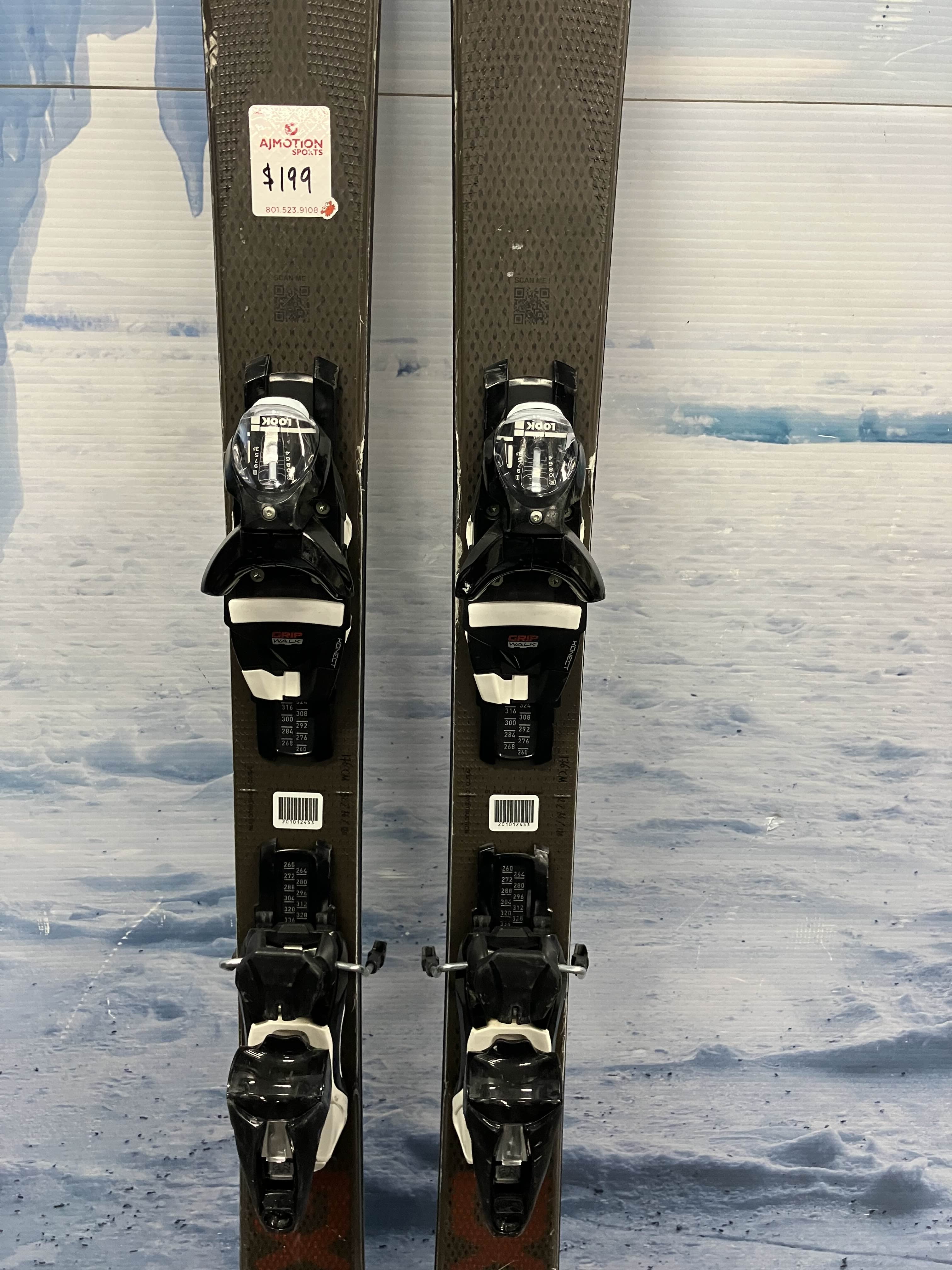 Used Rossignol Experience 86 Ti 176cm Skis w/ Look 12 Demo Bindings