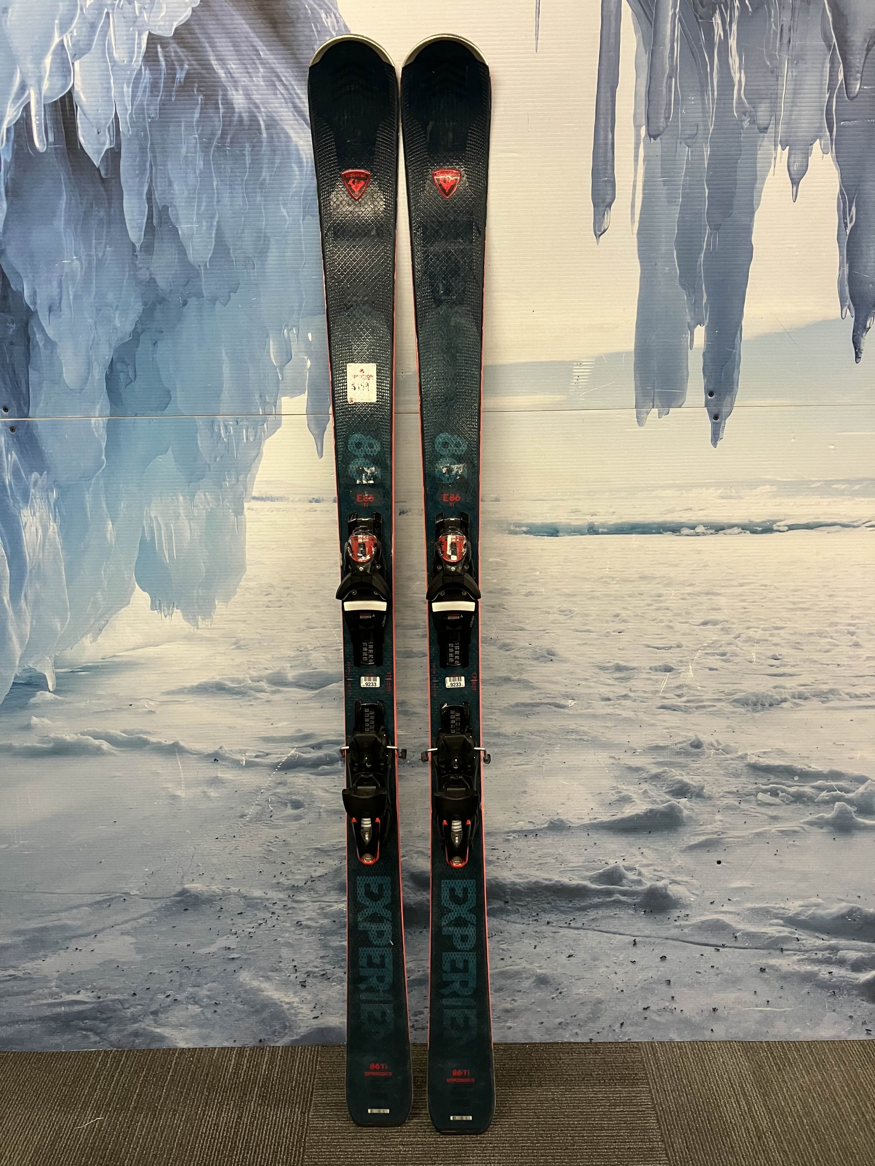 Used Rossignol Experience 86 Ti 176cm Skis w/ Look 14 Demo Bindings
