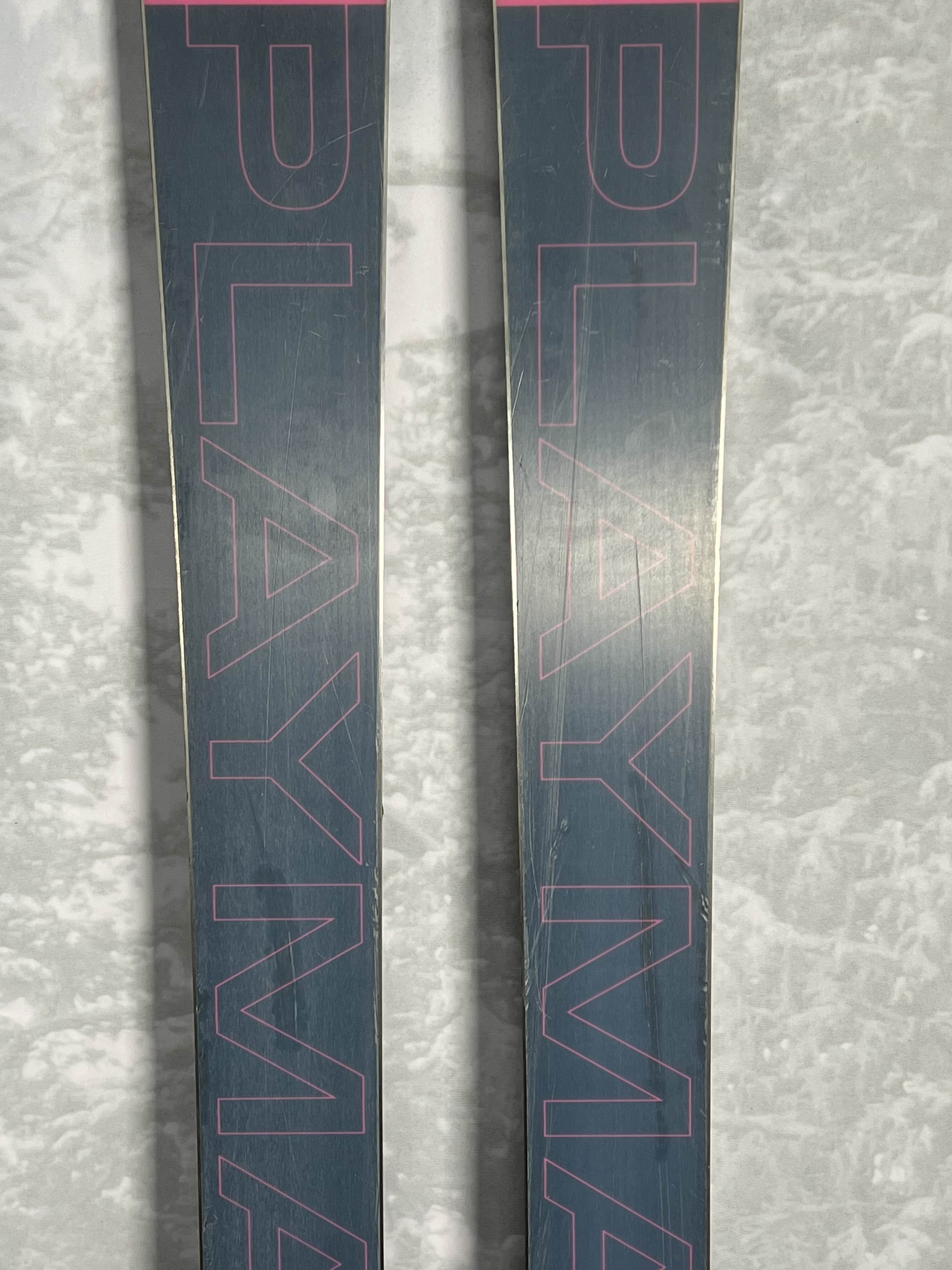 Lightly used Elan Playmaker 101 -180 cm Skis w/ Tyrolla Attack 14