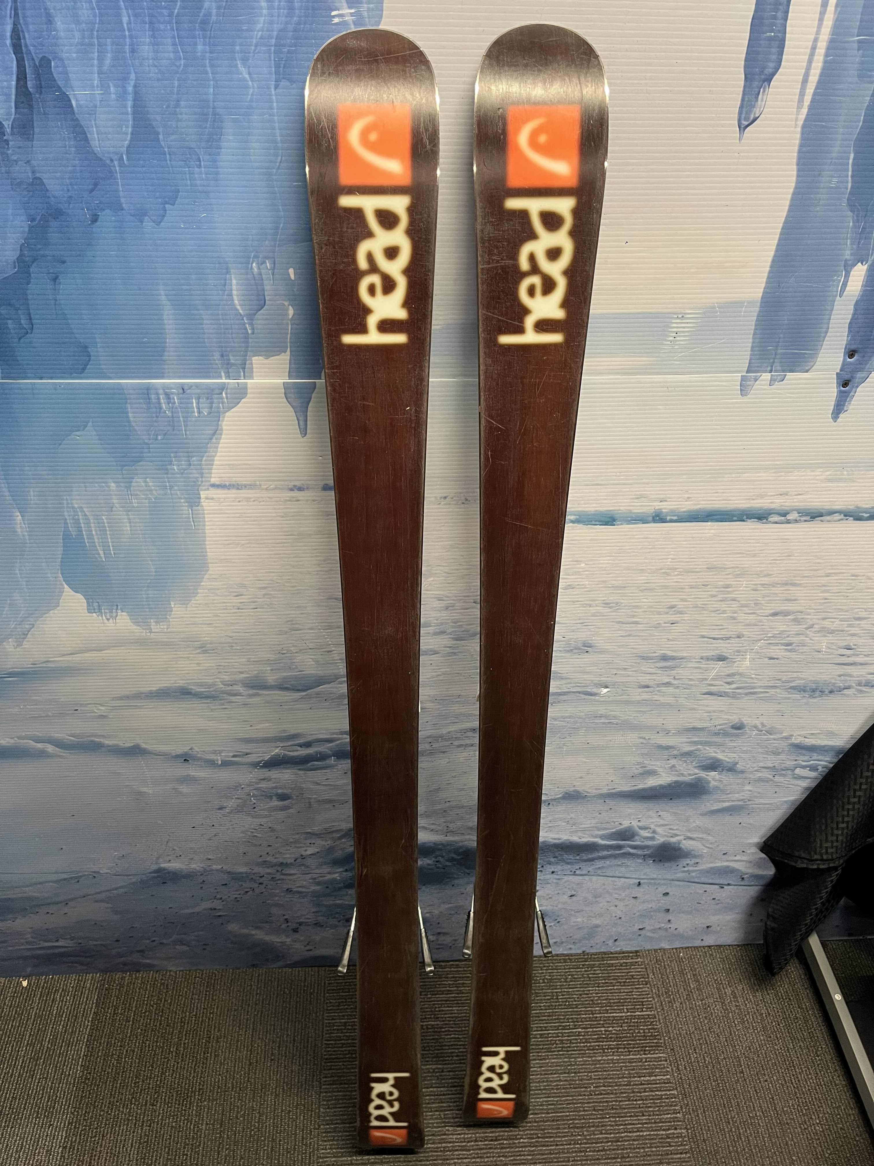 Used Head Caddy Youth Kids Ski w/ Tyrolia Lrx 9.0 Demo Bindings - 161CM