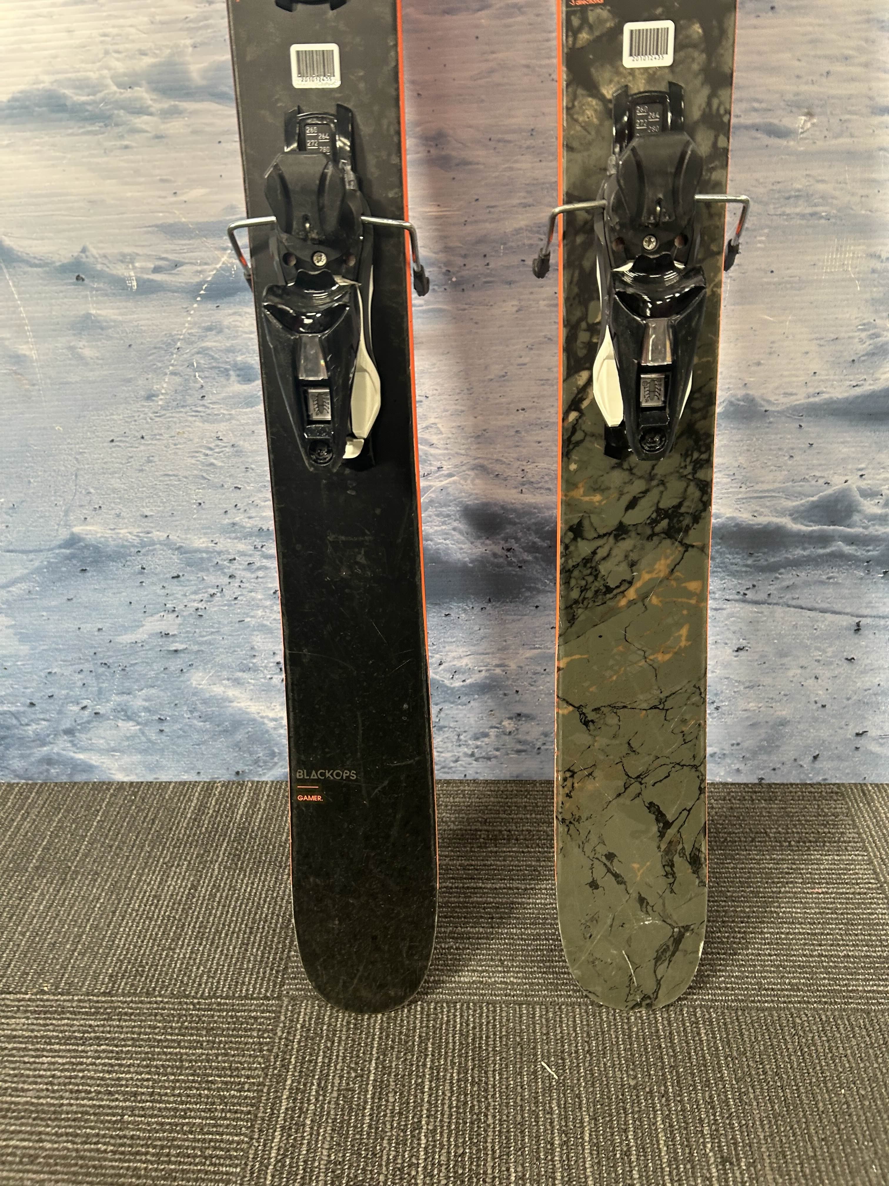 Used 2022 Rossignol Blackops Gamer 118 Ski w/ Look Nx 12 Demo Bindings - 176CM