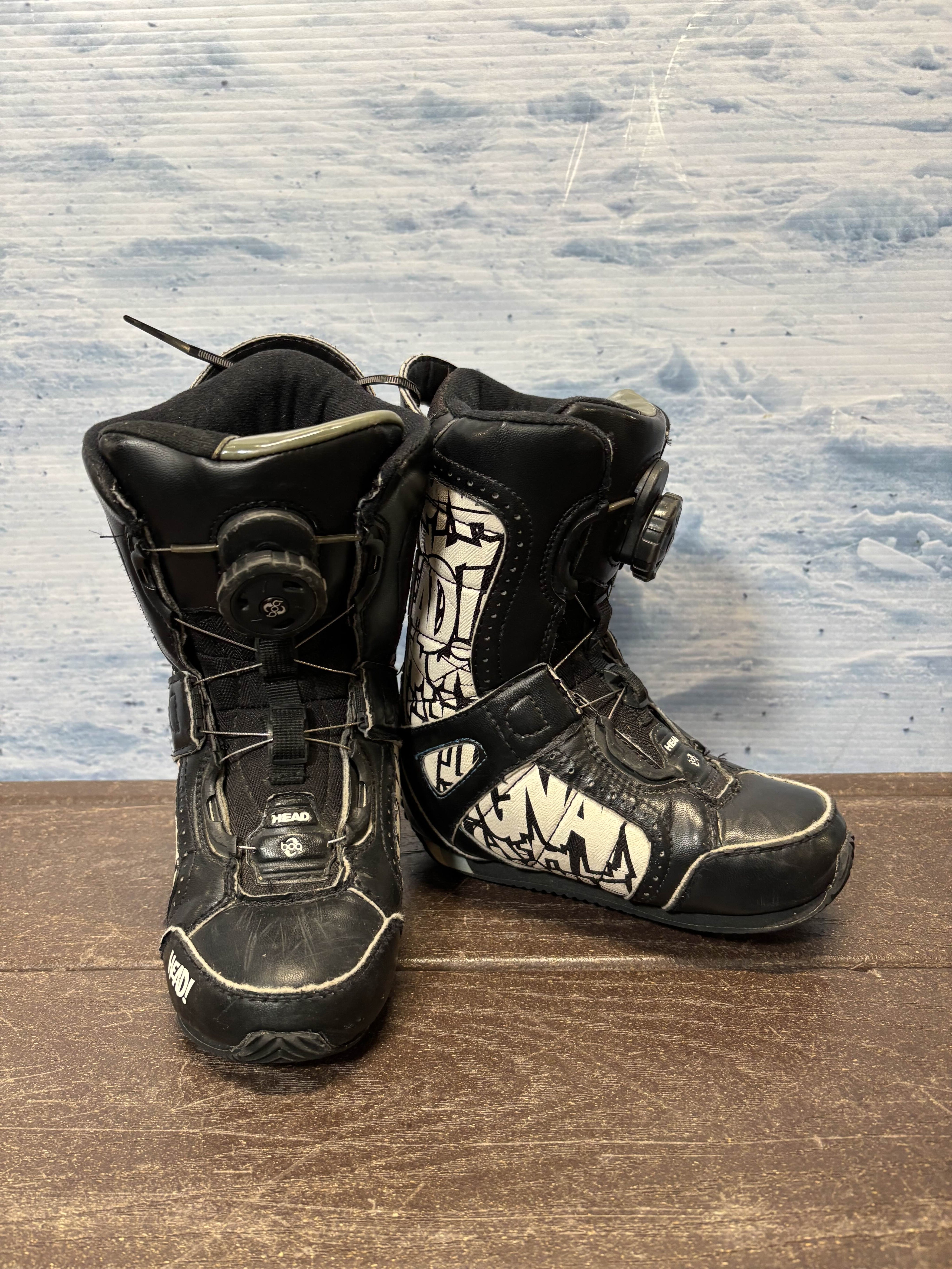 Used Head 450 RC Jr 18.5 BOA Kids Snowboard Boots