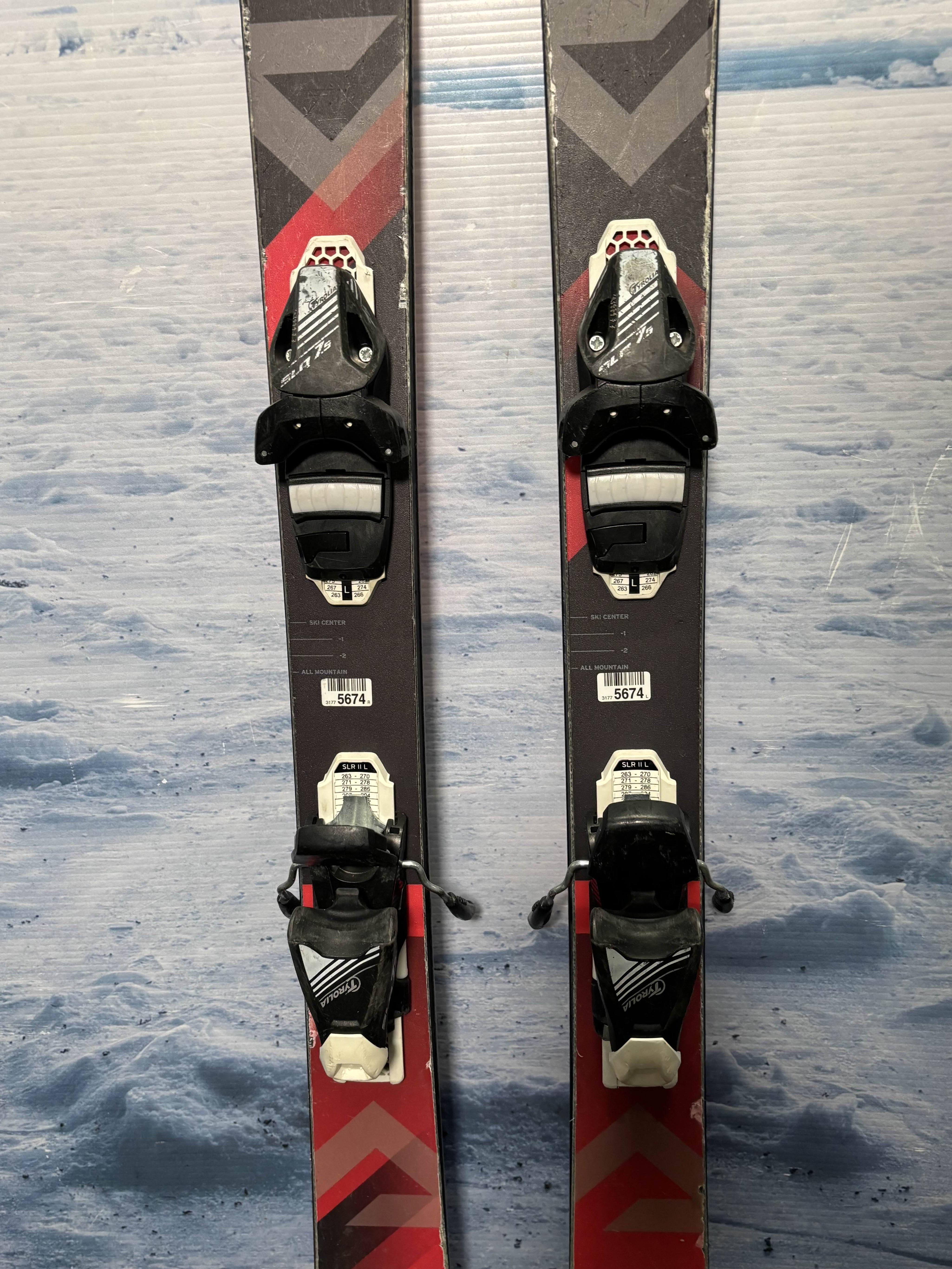 Used Head Caddy Jr 81 Kids Skis 151cm w/ Tyrolia SLR 7.5 Rental Binding