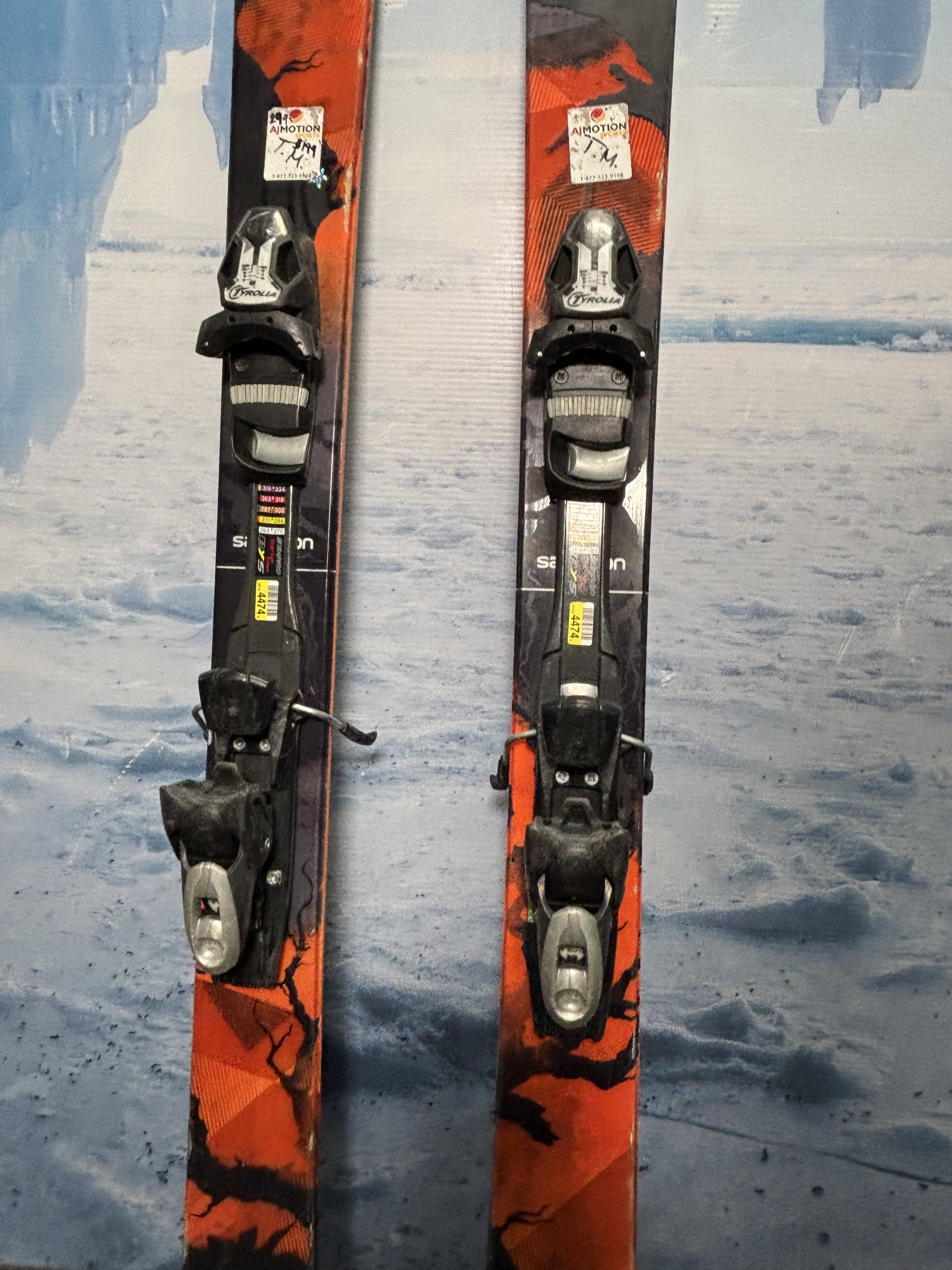 Used Salomon Q98 Ski 180cm w/ Tyrolia SP12 Demo Binding