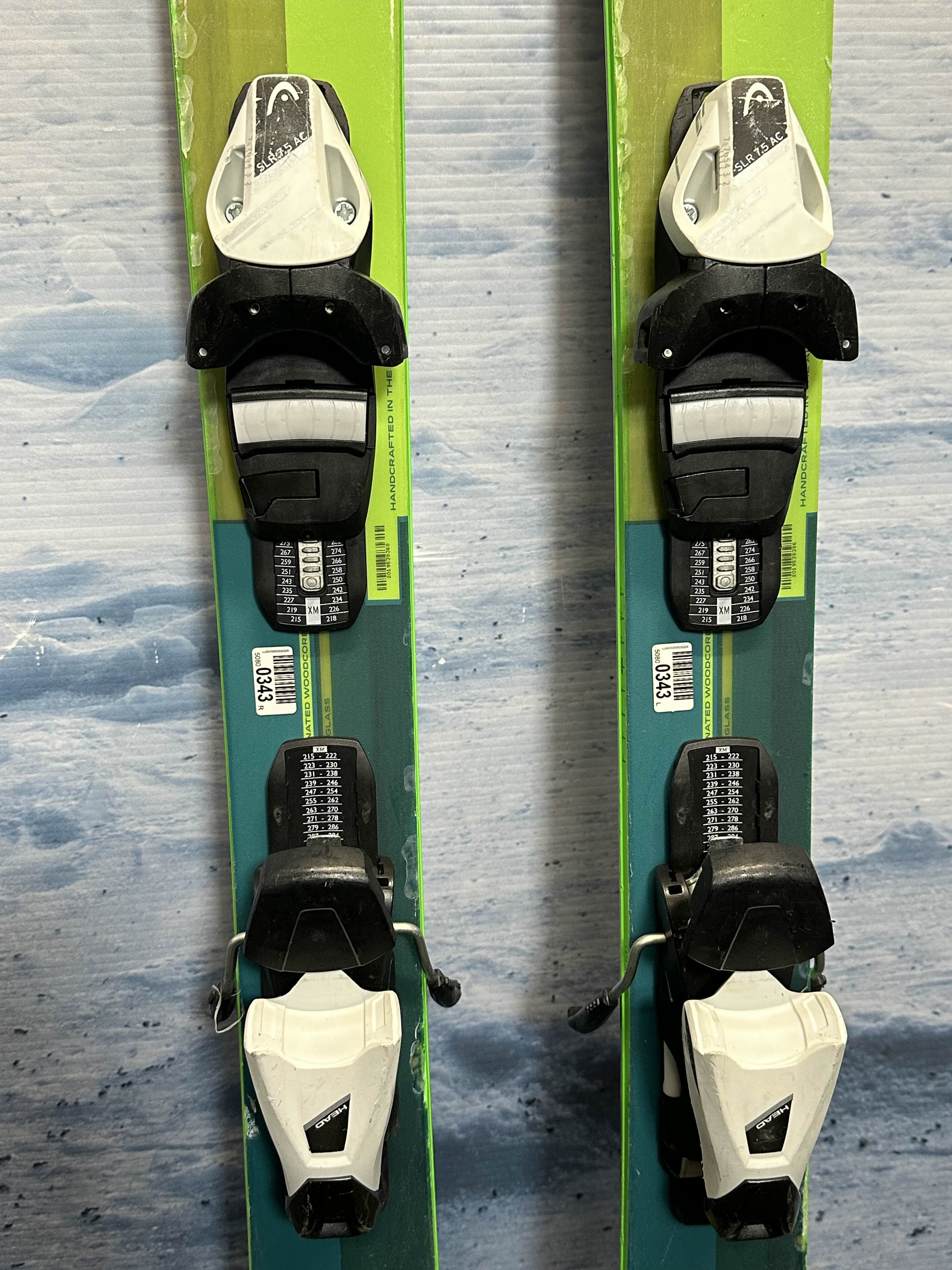 Used Elan Ripstick 86 148cm w/ Head SLR 7.5 AC Rental Binding