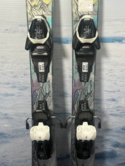 Used Atomic Bent 110cm Kids Skis w/ Atomic L SIX Bindings