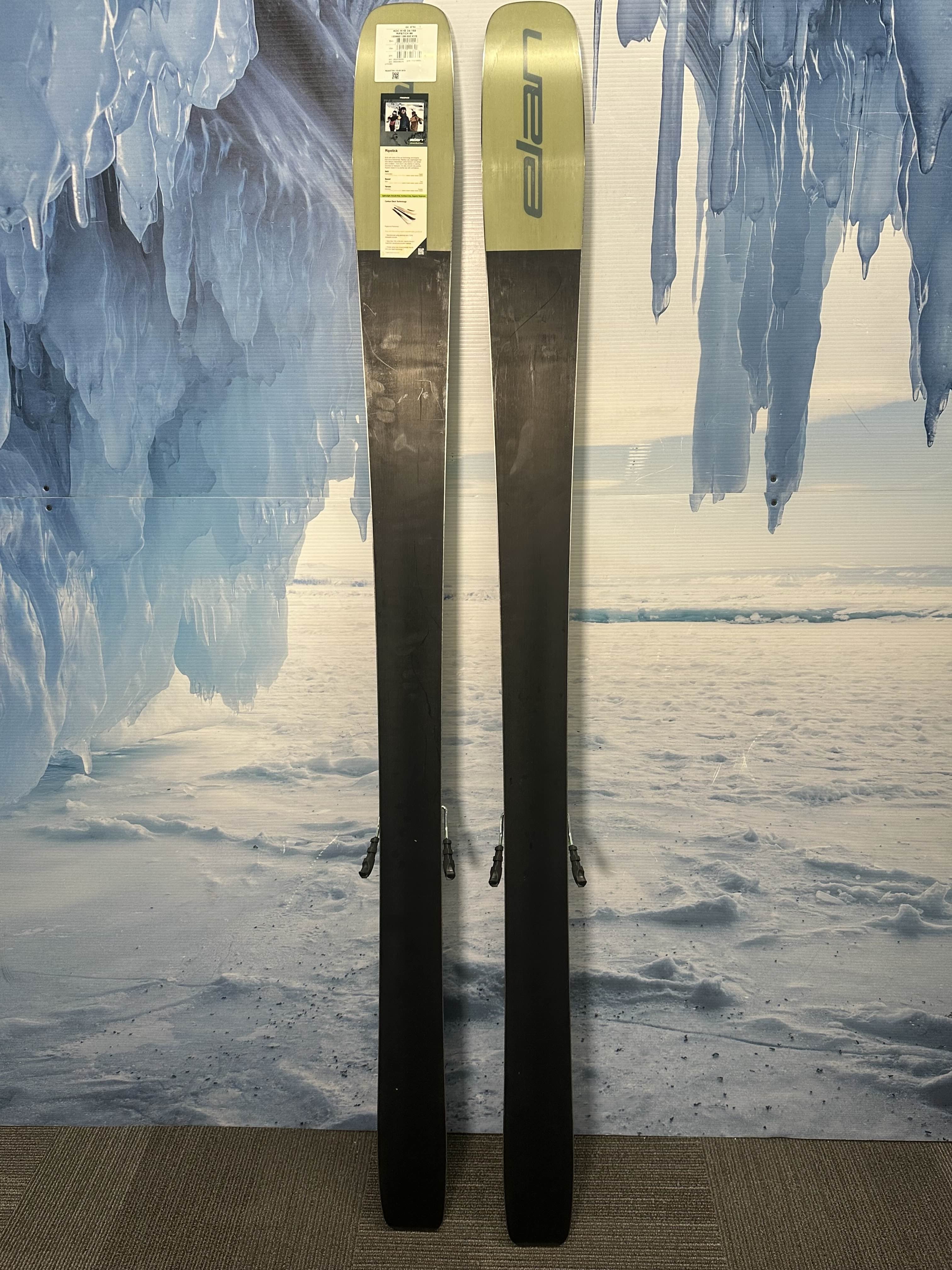 Very Lightly Used Elan Ripstick 189cm w/ Tyrolia Attack LYT13 GW Bindings