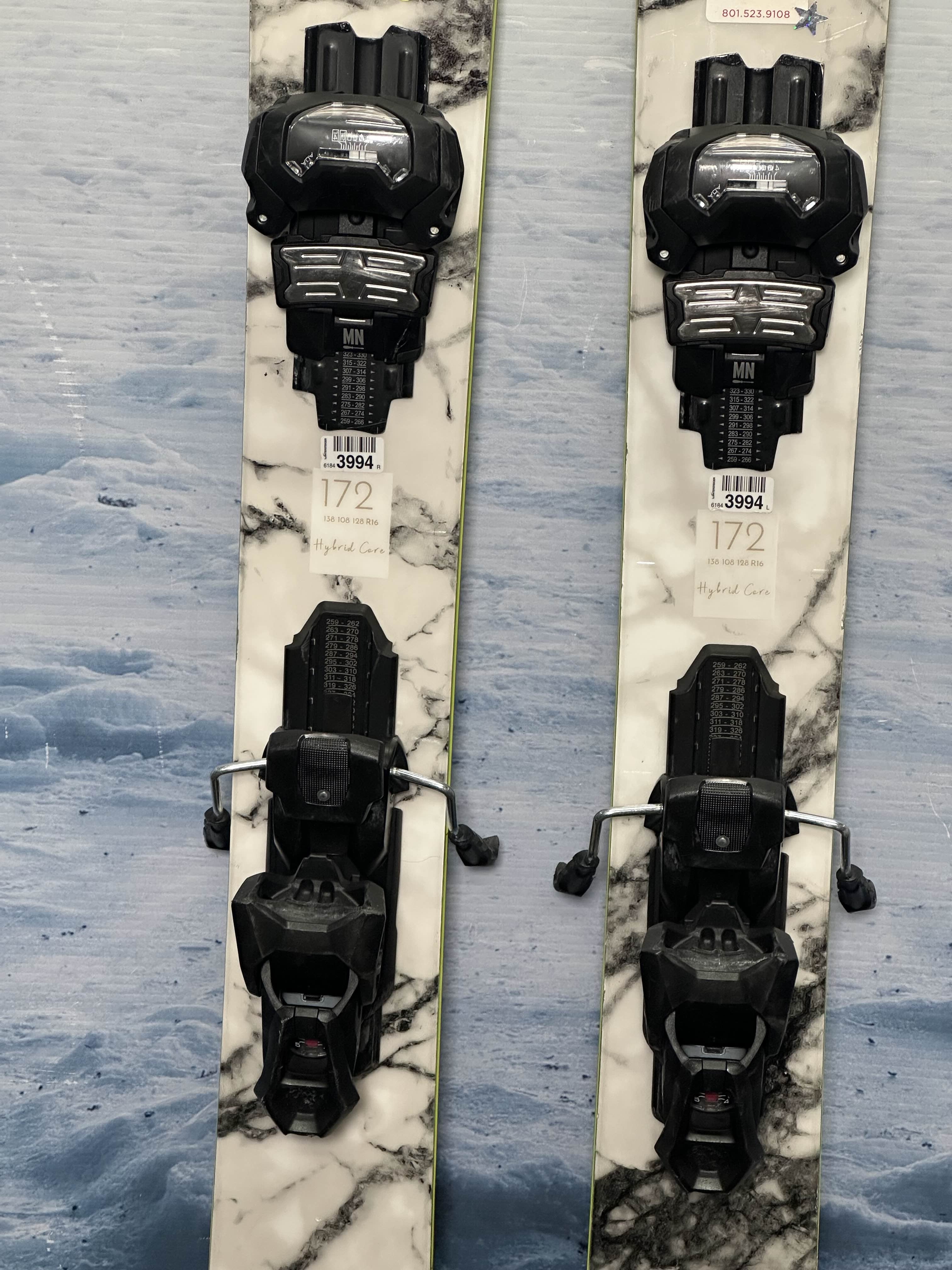 Used Dynastar M-Free 108 172cm w/ Attack 14 Bindings
