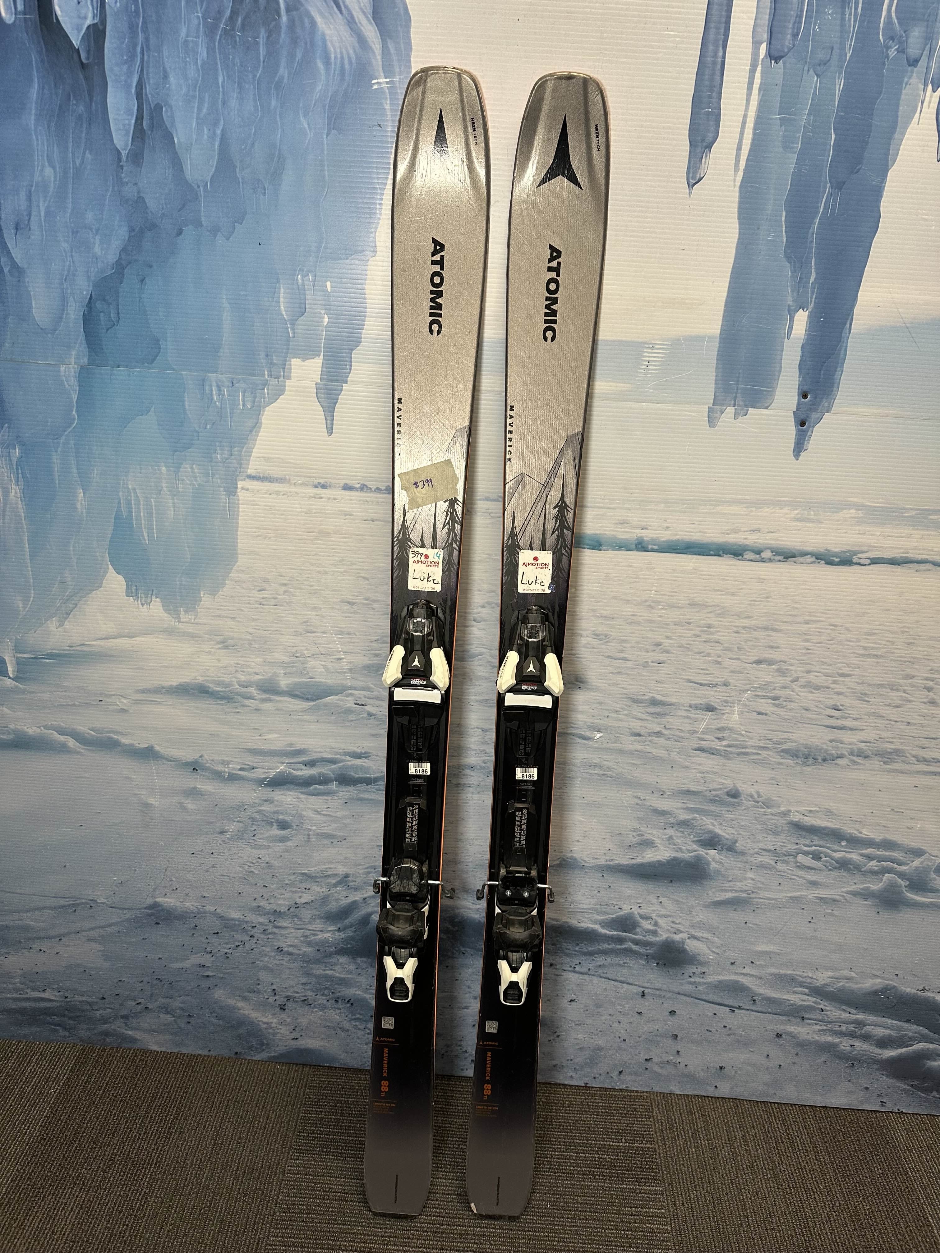 Used Atomic Maverick 88 ti 161cm w/ Atomic Strive 11 GW Bindings