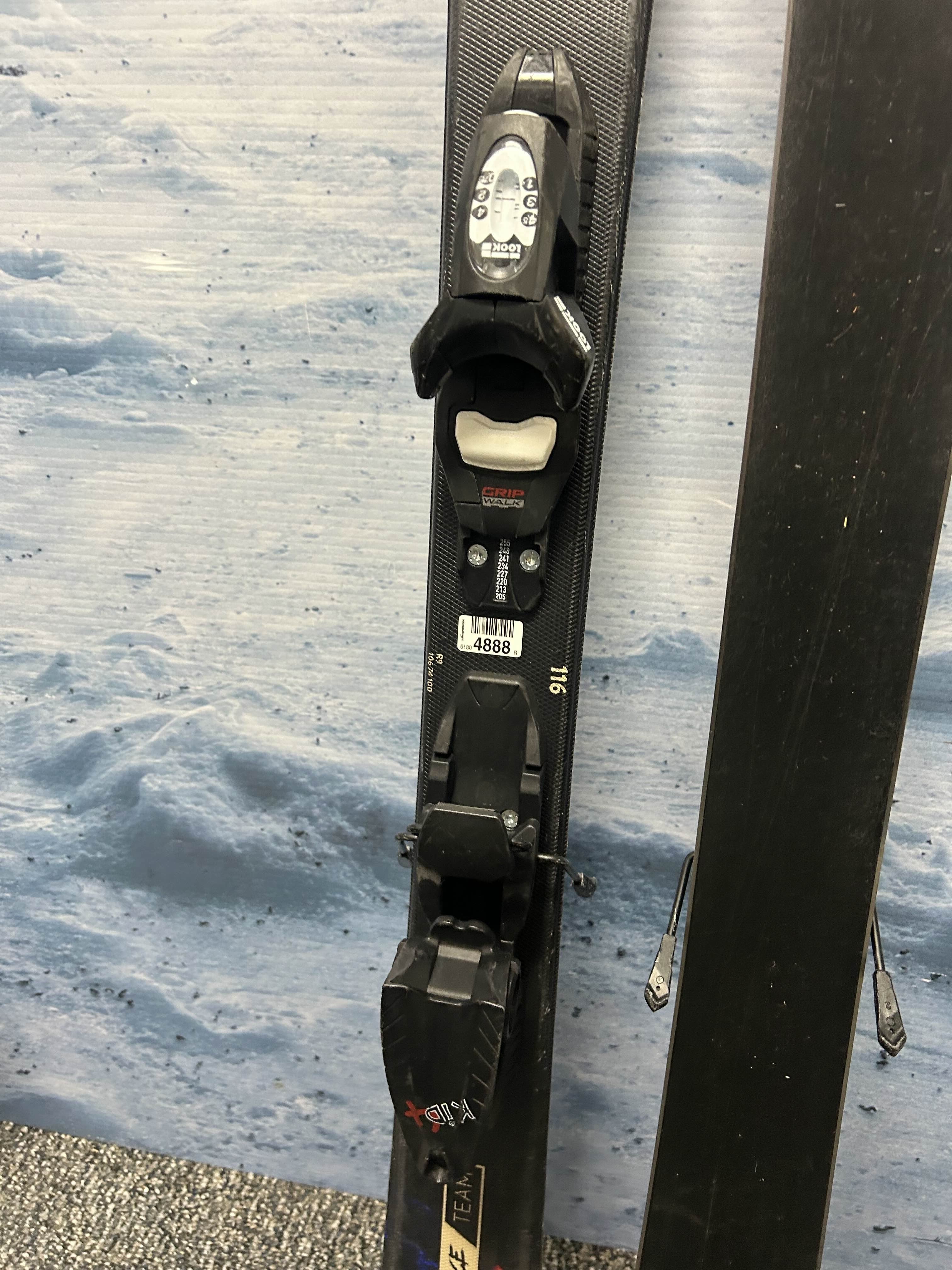 Used Dynastar Menace Team 116cm Jr Kids Skis w/ Look X4.5 GW Demo Binding