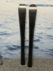 Heavily Used Head Supershape 107cm Jr Kids Skis w/ Head LRX 4.5 Demo Binding