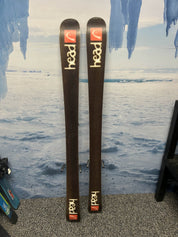 Used Head The Jr. Caddy 141cm Jr Kids Skis w/ Tyrolia LRX 7.5 Demo Binding