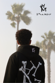 Kalamity Bone Hoodie Black
