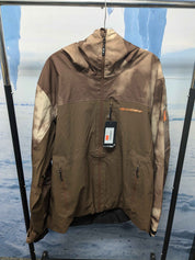 Oakley Tan Tc Skull Reduct Men's Shell Jacket - Carafe/Brown Clouds Print