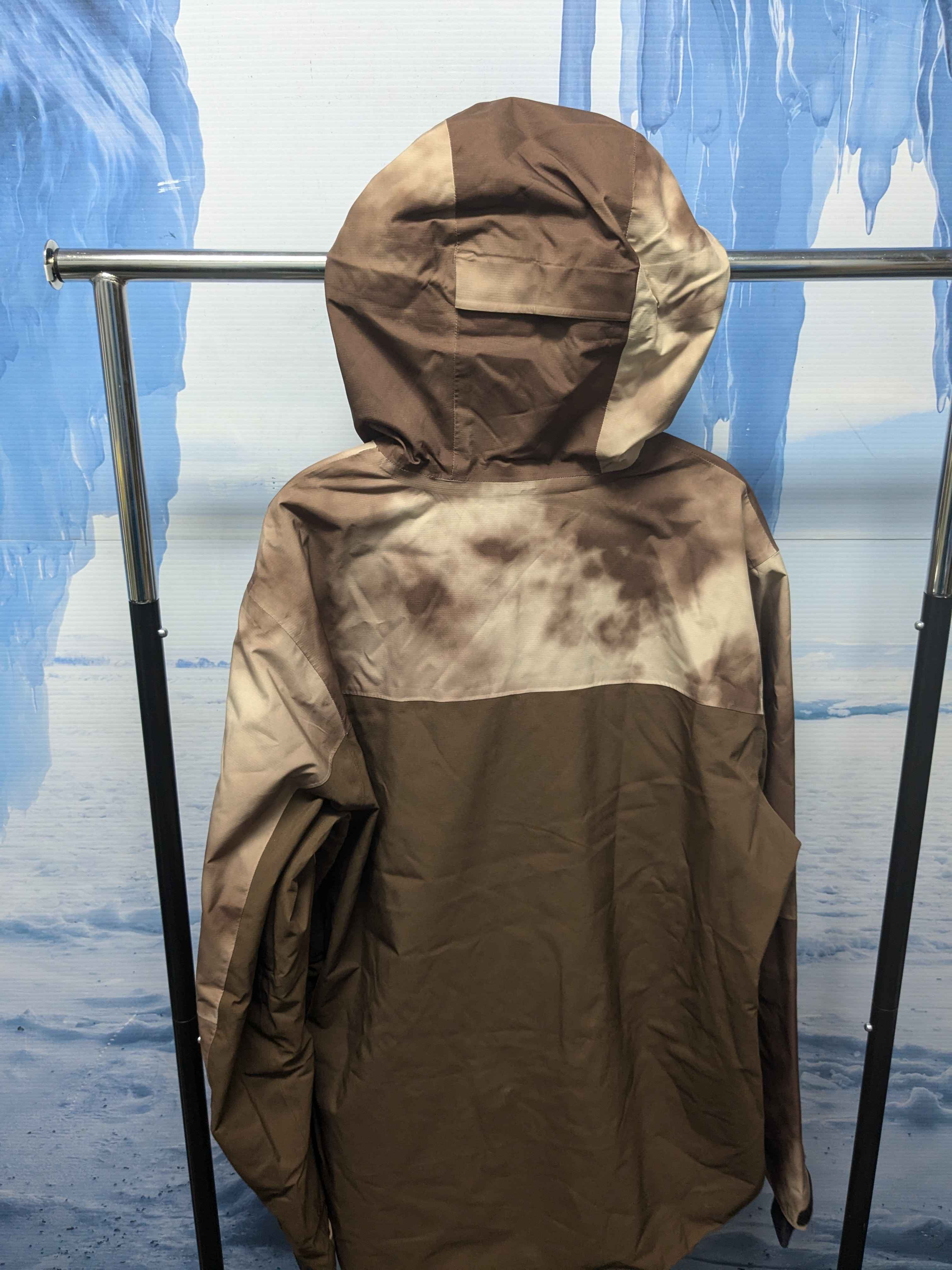 Oakley Tan Tc Skull Reduct Men's Shell Jacket - Carafe/Brown Clouds Print
