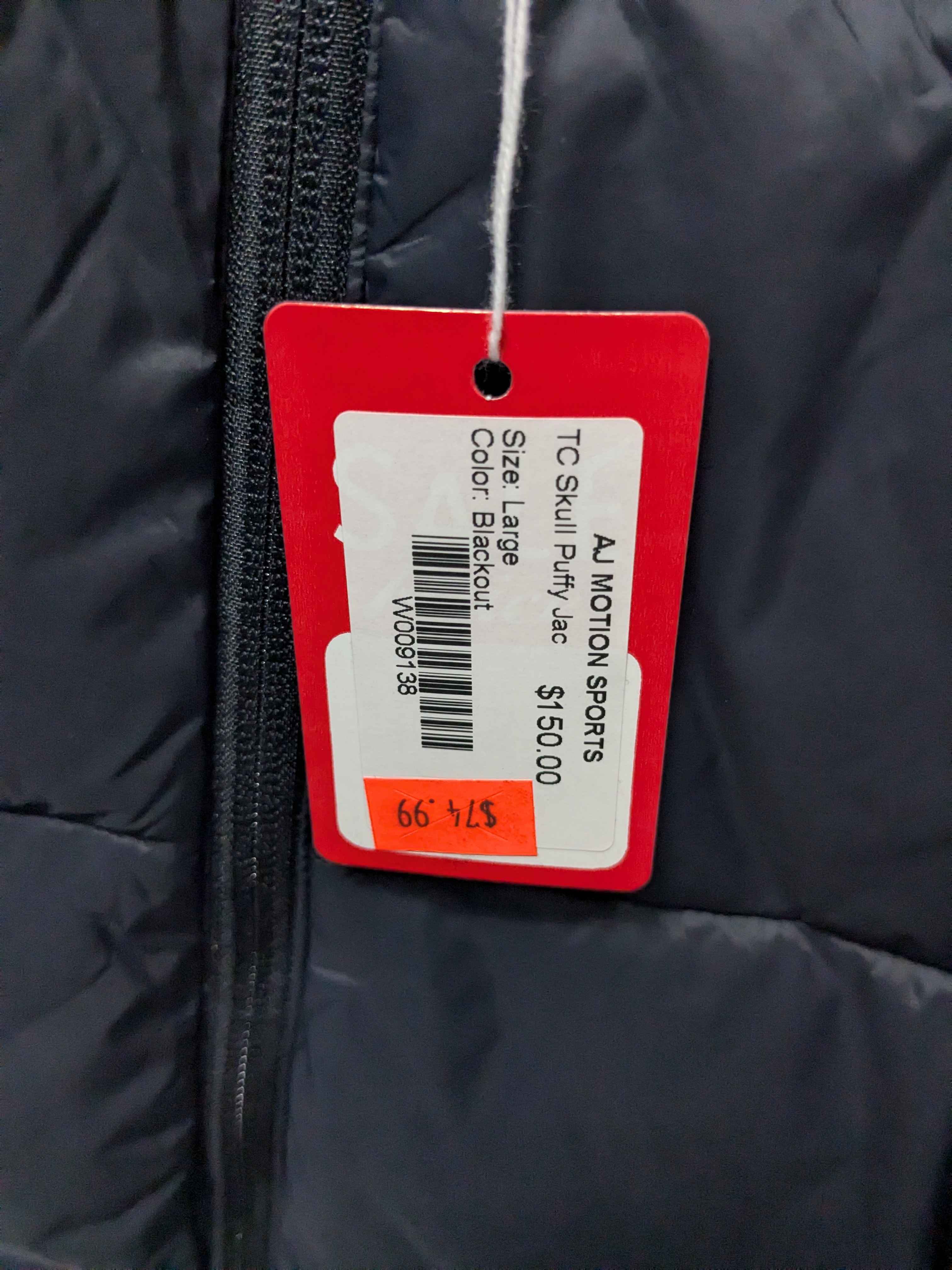 Oakley Tc Skull Puffy Men's Winter Jacket - Blackout (2023)